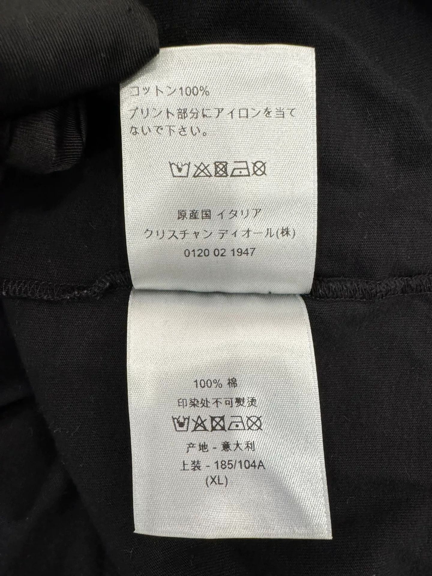 Dior Dior Black Slogan Logo Long-Sleeve Tee XL Size XL / US 12-14 / IT 48-50 - 8 Thumbnail