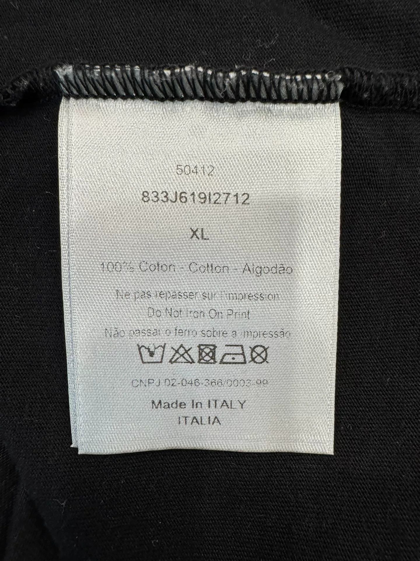 Dior Dior Black Slogan Logo Long-Sleeve Tee XL Size XL / US 12-14 / IT 48-50 - 7 Thumbnail