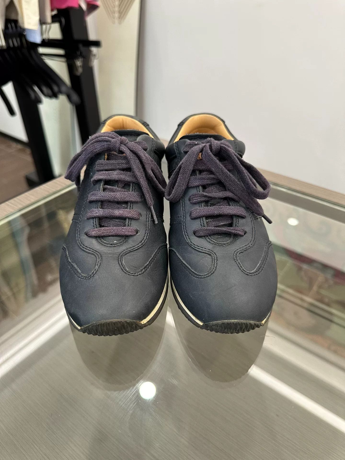 Bally Bally Women's Deep Blue Casual Sneakers Size US 4 / IT 34 - 2 Thumbnail