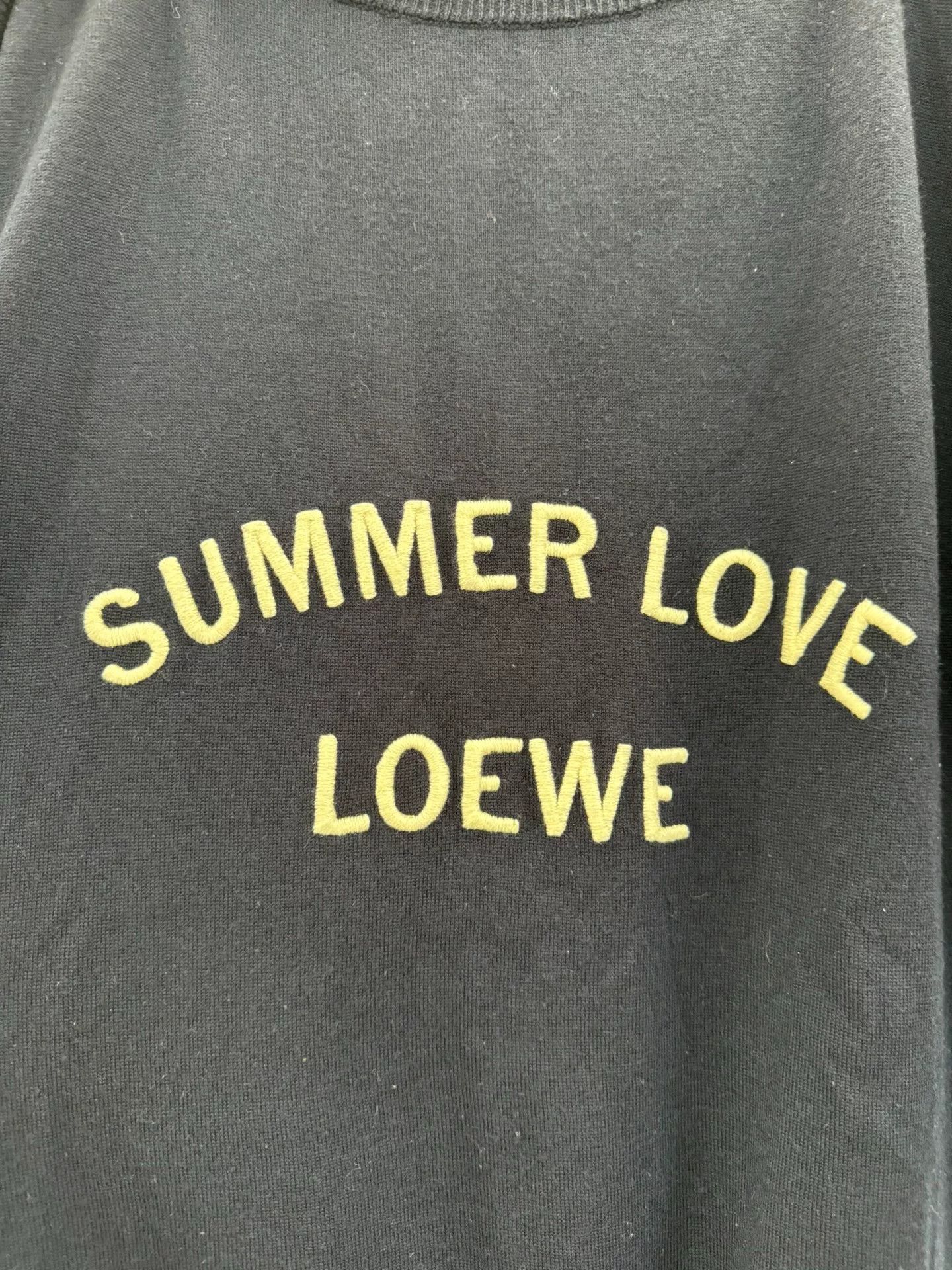 Loewe Loewe Navy Gold Button Logo Sweater Size S / US 4 / IT 40 - 4 Thumbnail