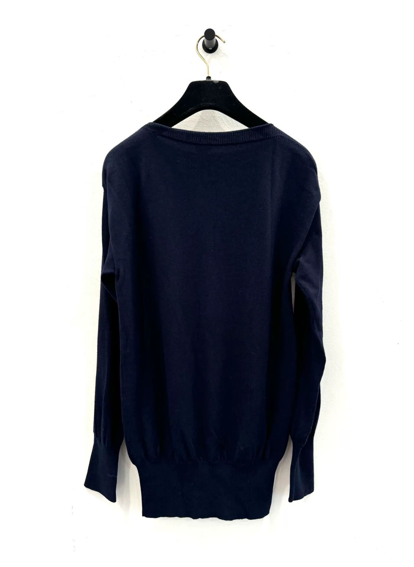 Loewe Loewe Navy Gold Button Logo Sweater Size S / US 4 / IT 40 - 3 Thumbnail