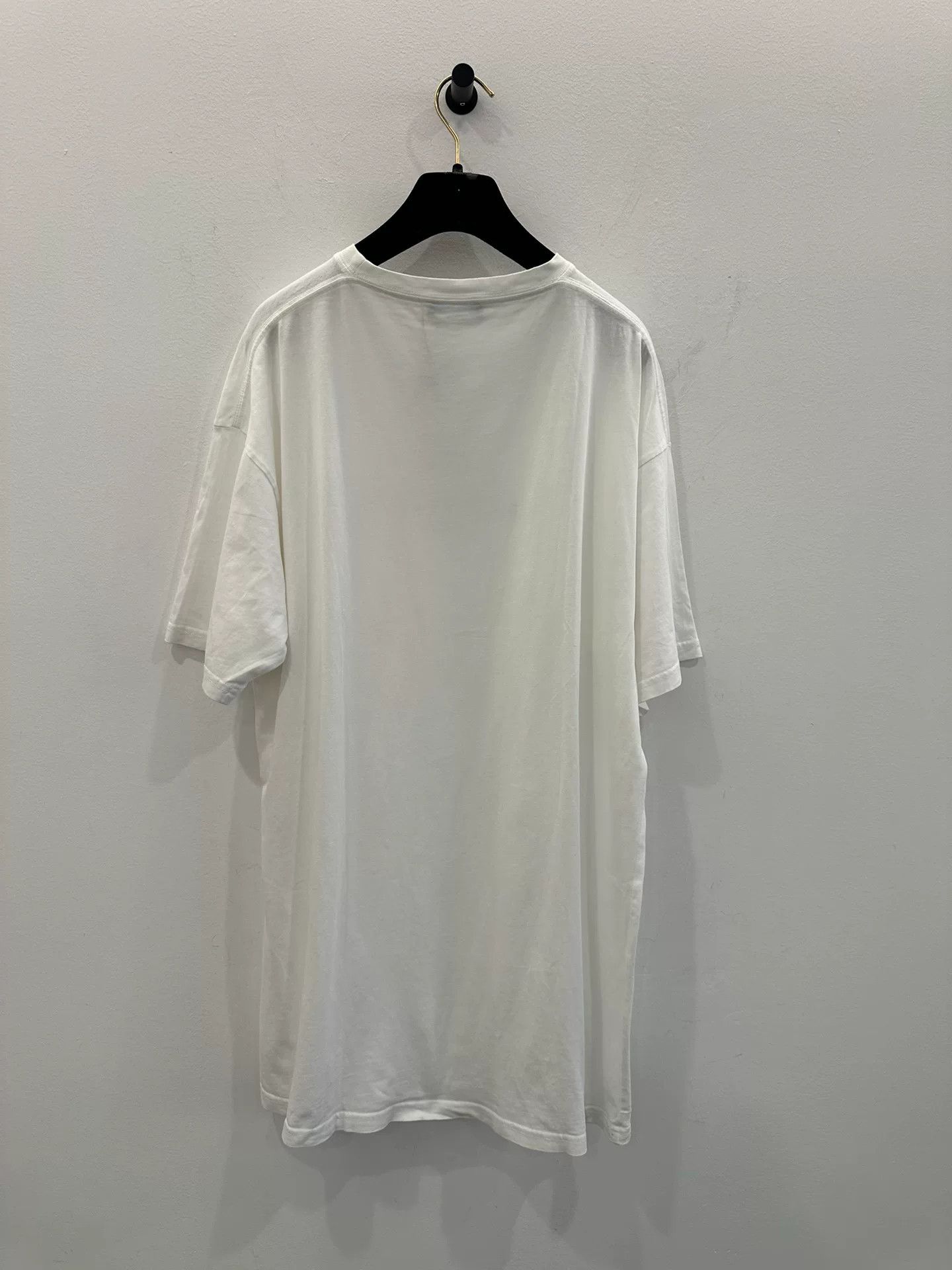 Balenciaga Balenciaga Double B Logo White Oversized Tee XS Size XS / US 0-2 / IT 36-38 - 3 Thumbnail