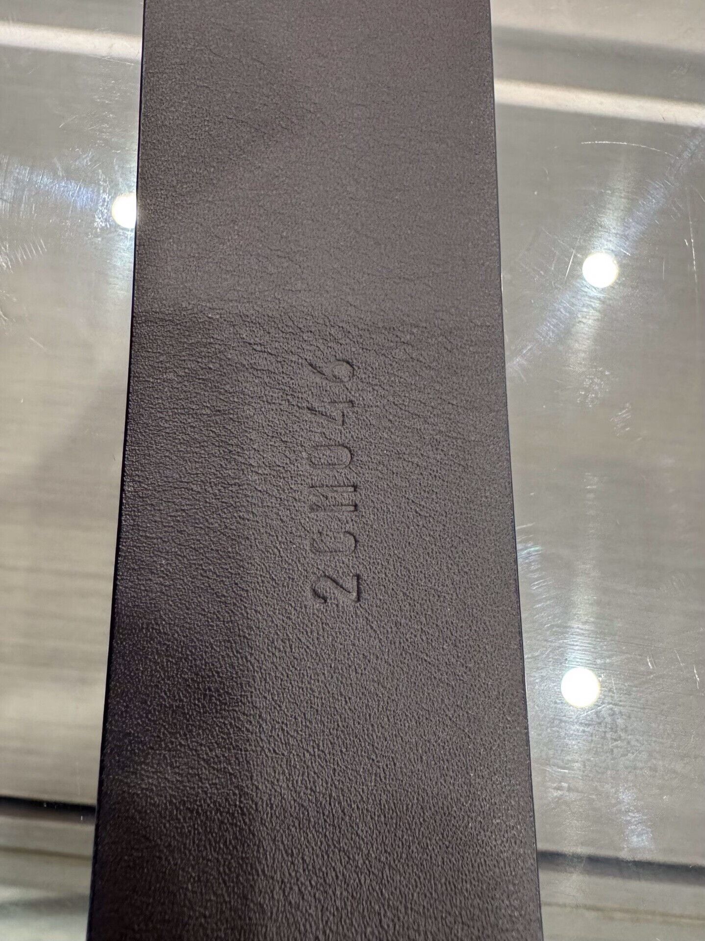Prada Prada Men's Logo Buckle Gray Belt Size ONE SIZE - 8 Thumbnail