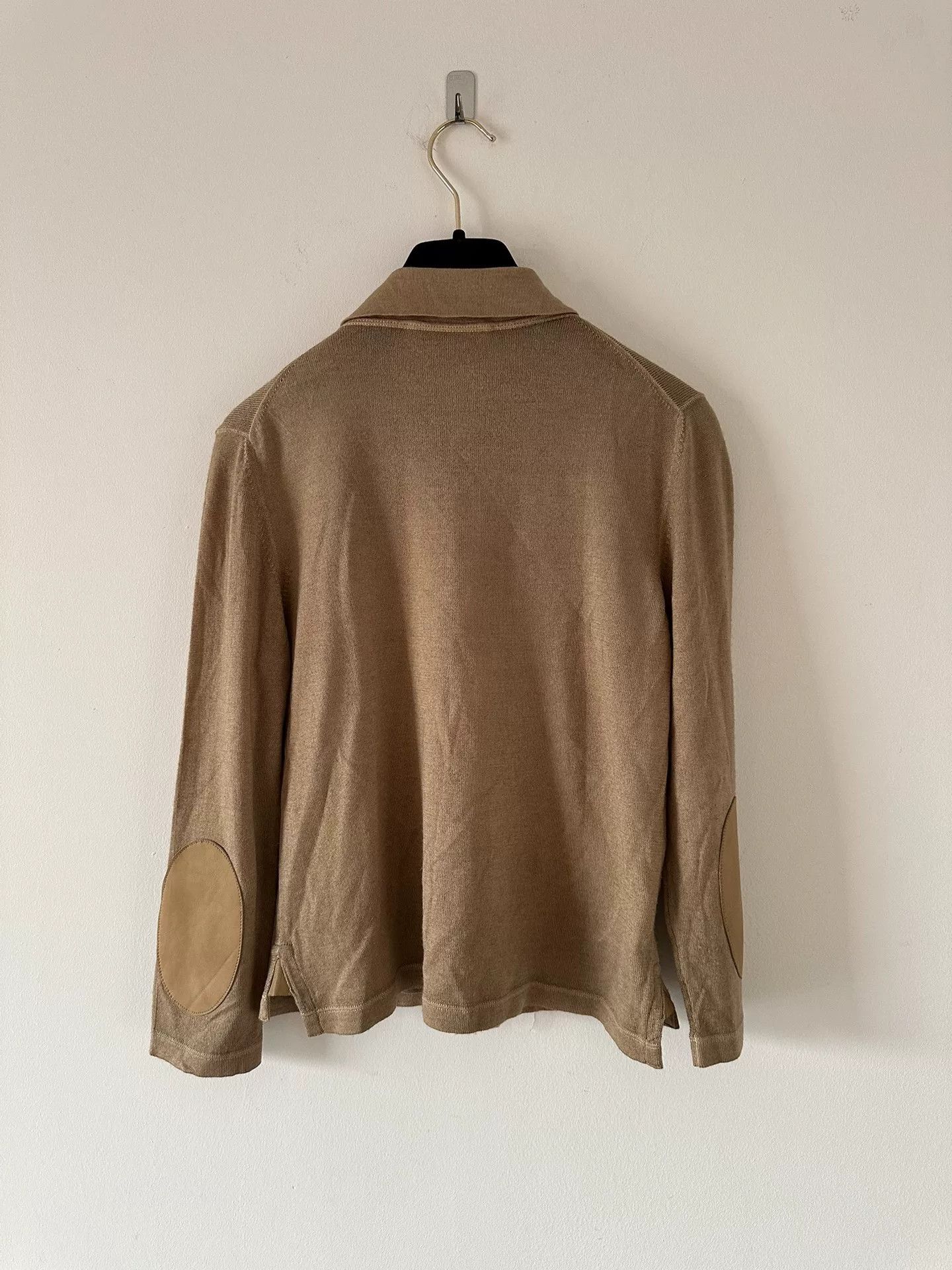 Prada Prada Runway Women's Khaki Knit Polo Size M / US 6-8 / IT 42-44 - 3 Thumbnail