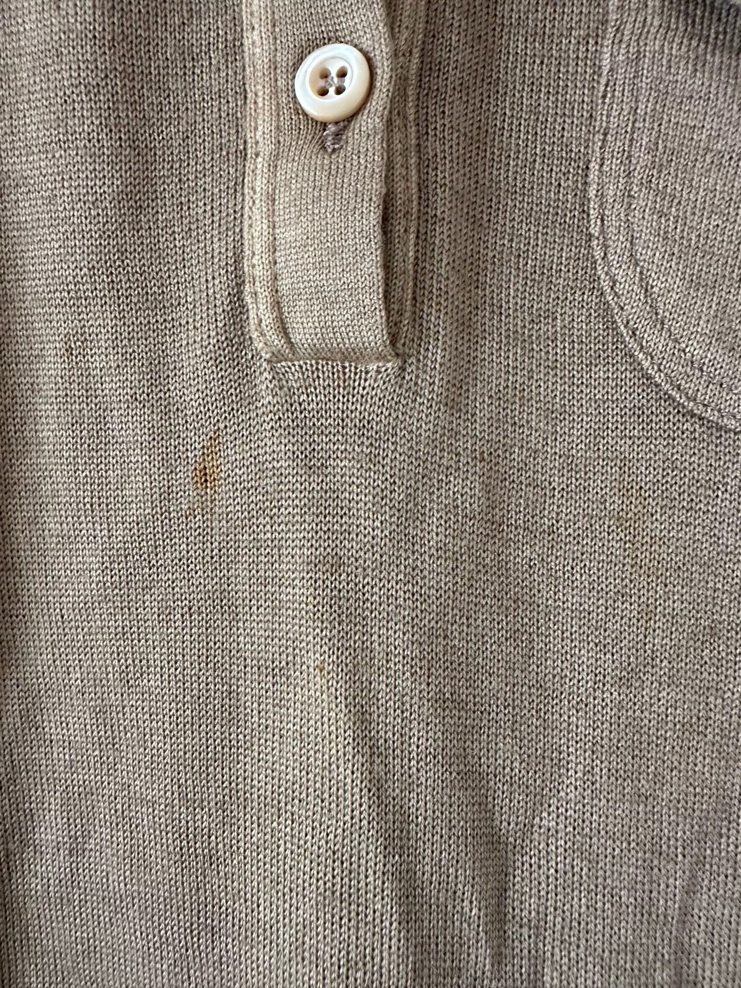 Prada Prada Runway Women's Khaki Knit Polo Size M / US 6-8 / IT 42-44 - 5 Thumbnail