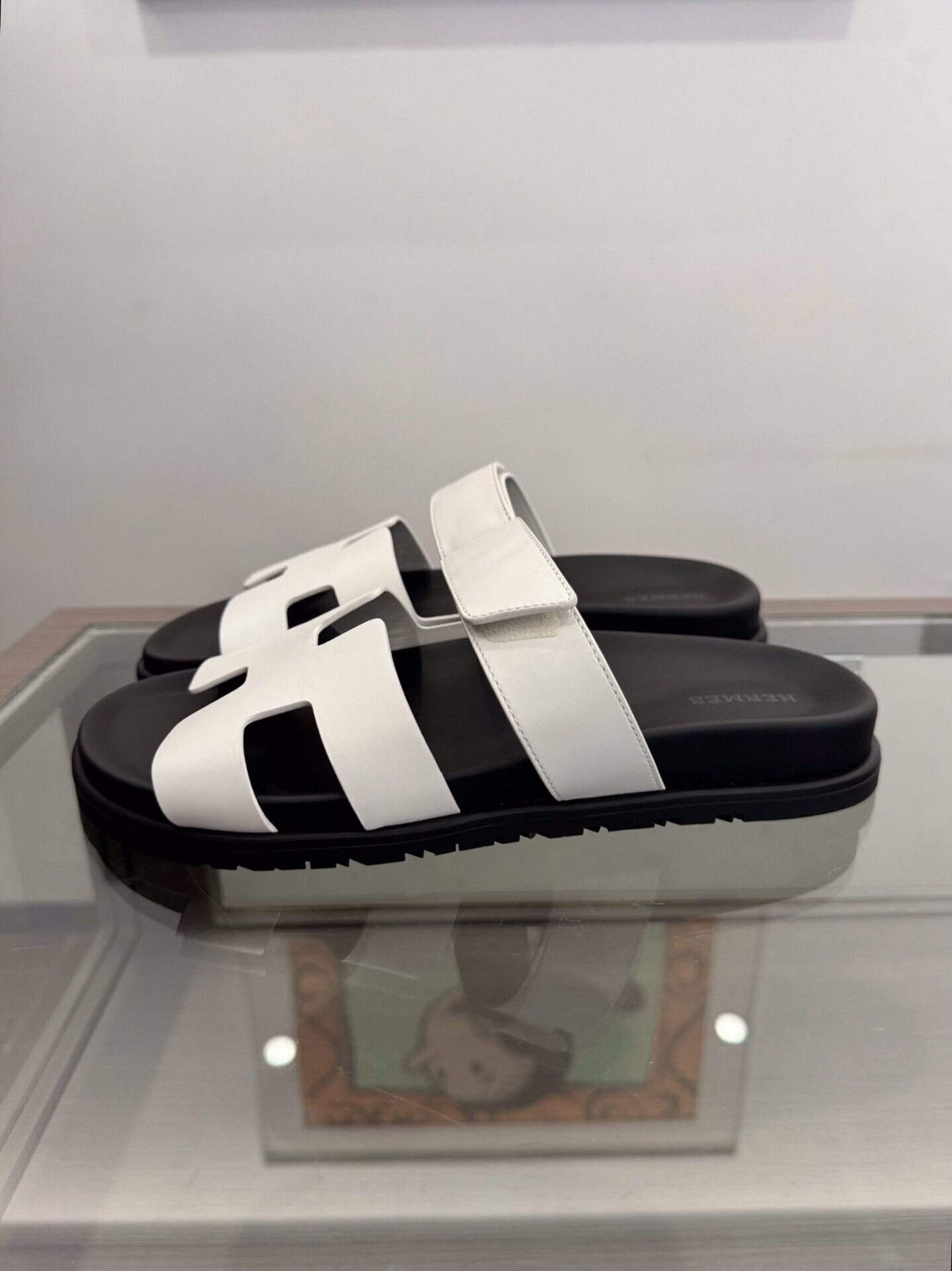 Hermes Hermes Chypre H Logo Slide Sandals Size US 7 / EU 40 - 4 Thumbnail