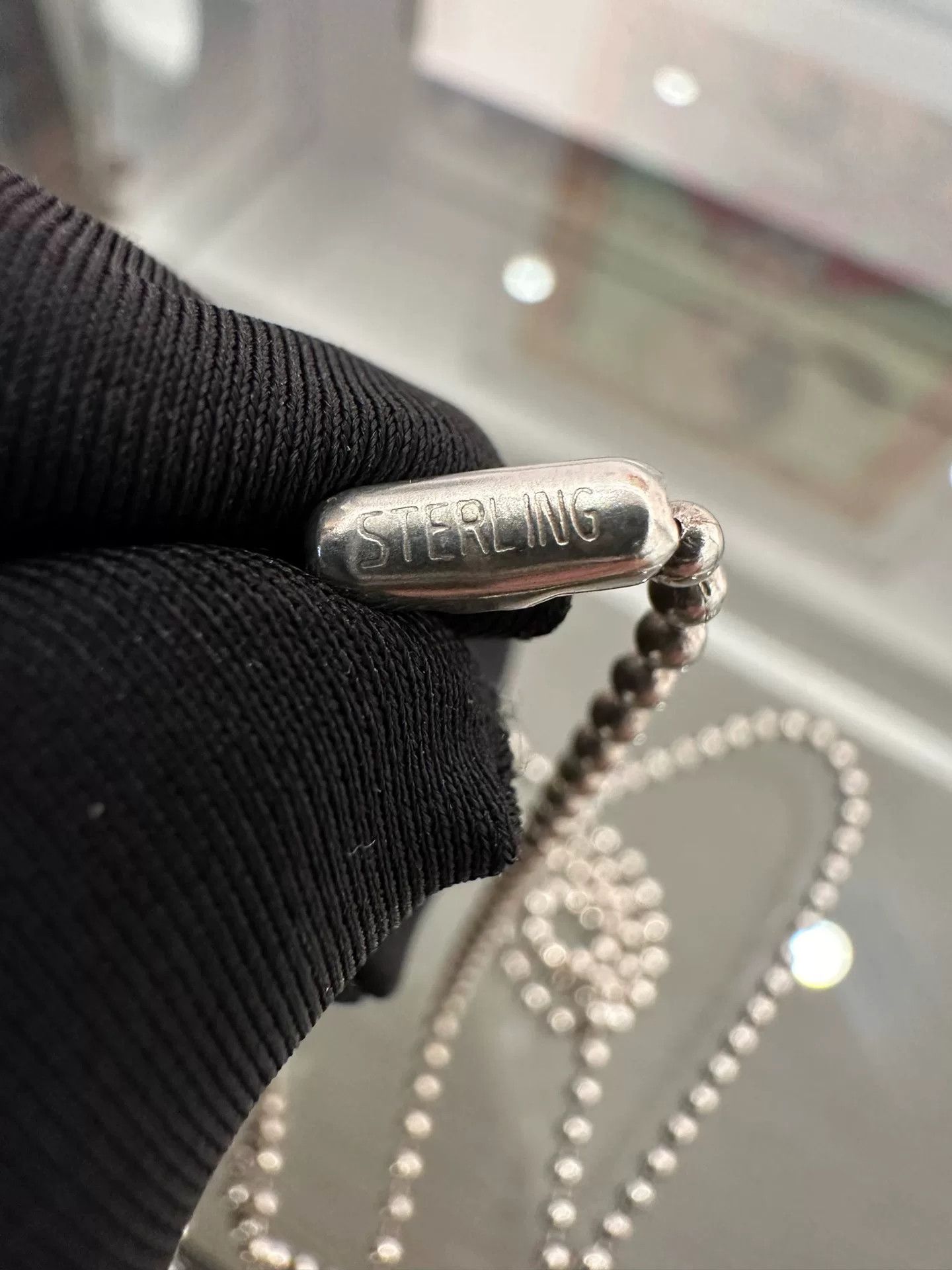 Chrome Hearts Chrome Hearts Silver Pendant 75cm Bead Chain Size ONE SIZE - 7 Thumbnail