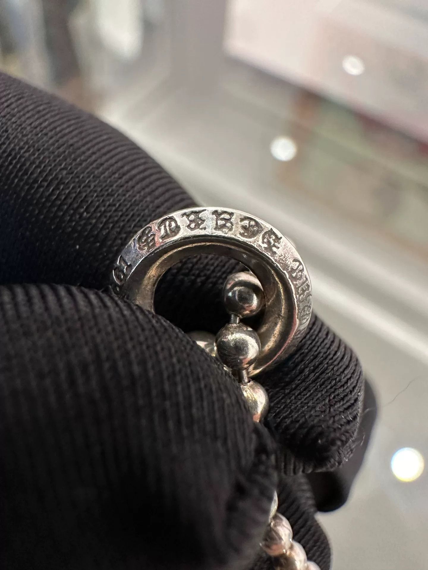 Chrome Hearts Chrome Hearts Silver Pendant 75cm Bead Chain Size ONE SIZE - 5 Thumbnail