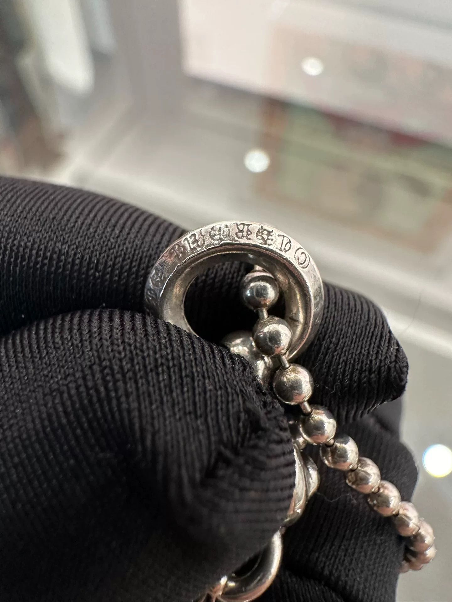 Chrome Hearts Chrome Hearts Silver Pendant 75cm Bead Chain Size ONE SIZE - 6 Thumbnail