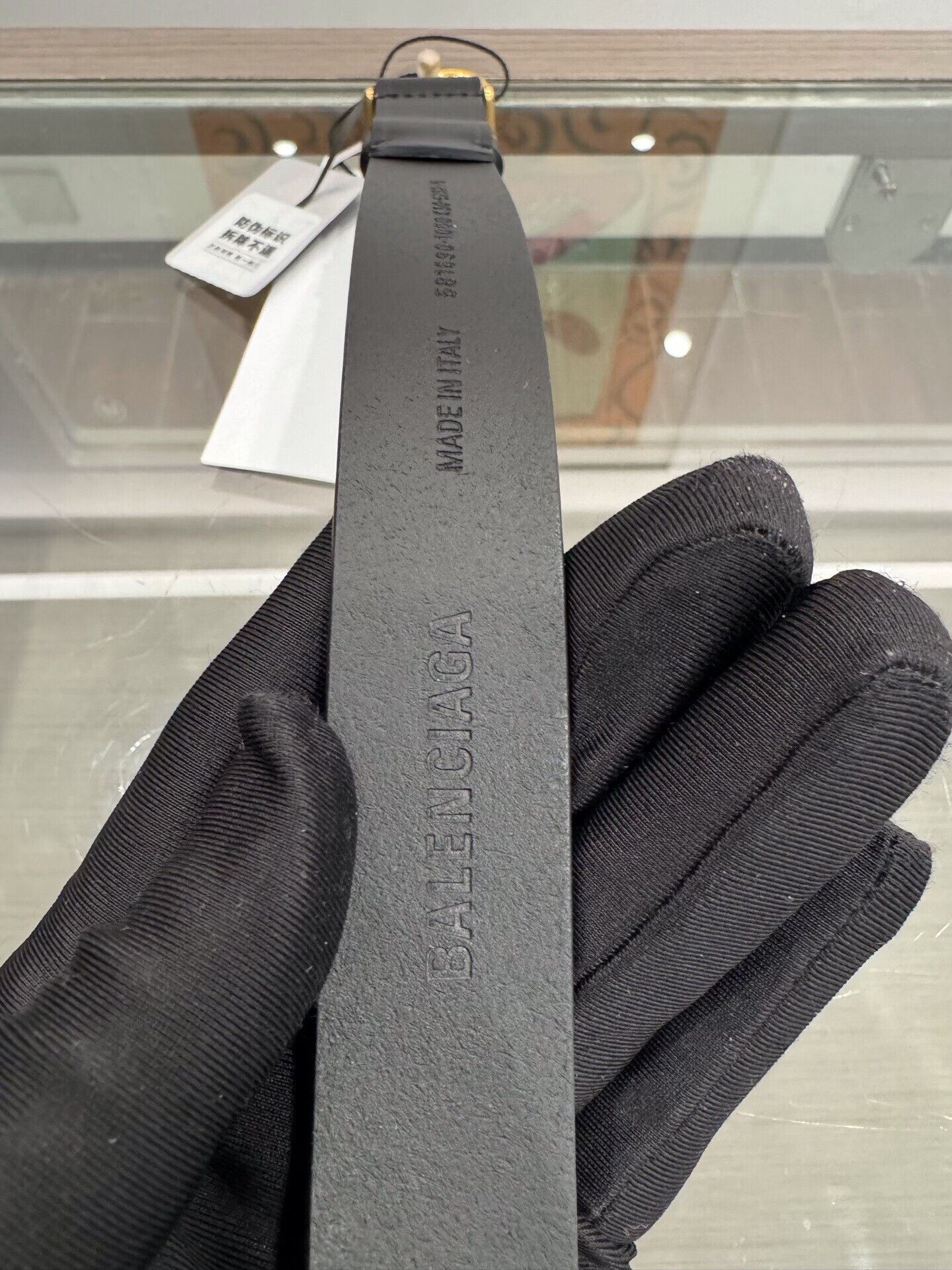 Balenciaga Balenciaga Gold Double B Buckle Black Belt Size ONE SIZE - 8 Thumbnail