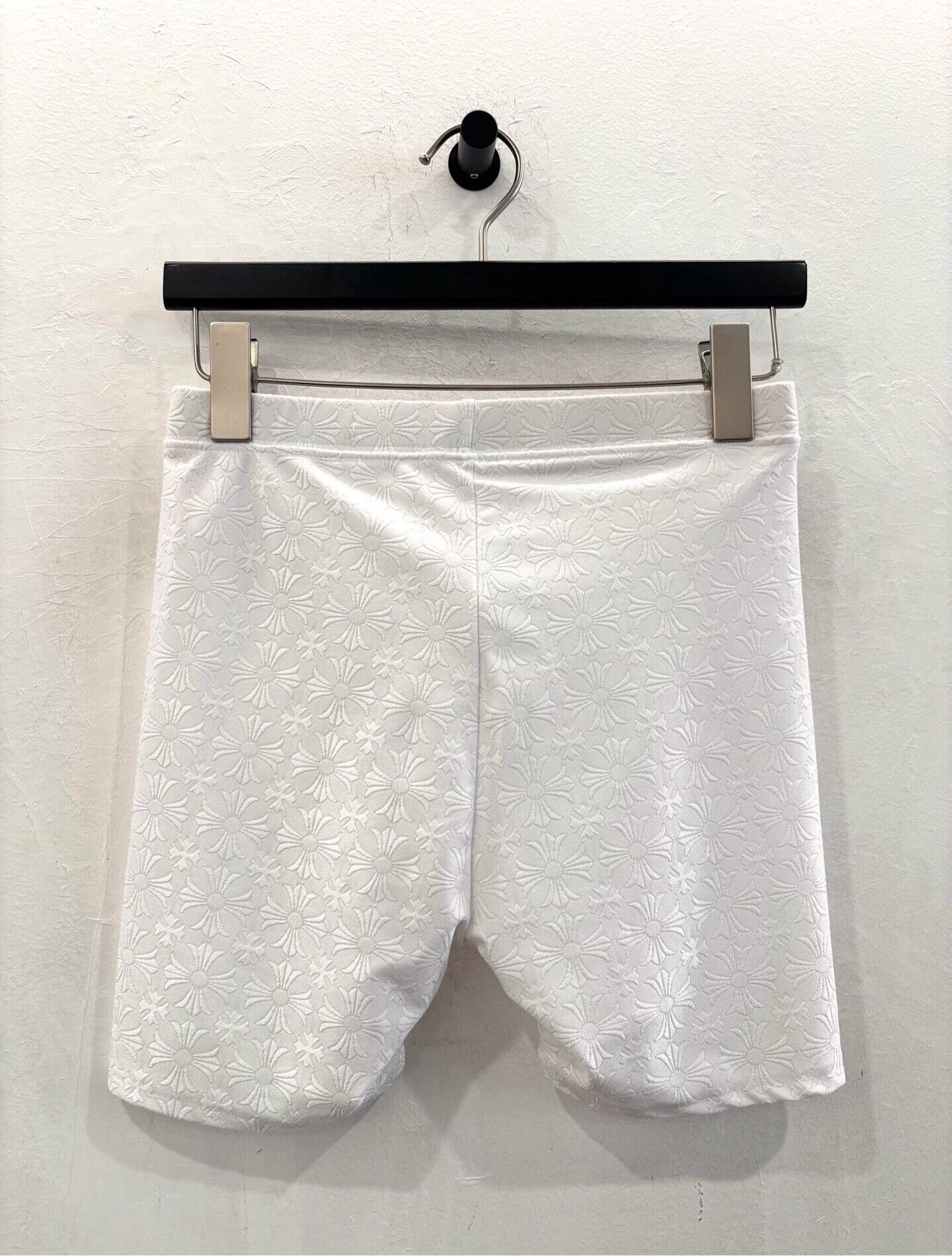 Chrome Hearts Chrome Hearts White Cross Logo Women's Shorts Size 24" / US 00 / IT 34 - 2 Thumbnail