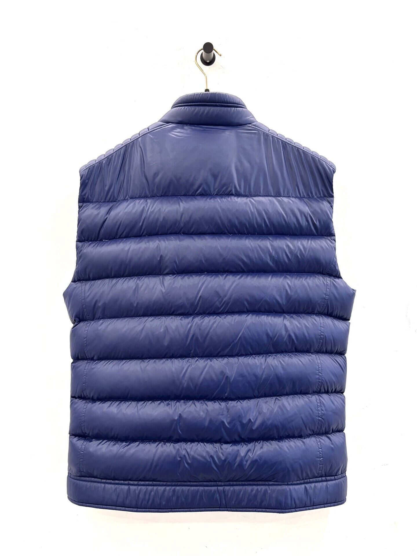 Prada Prada Triangle Logo Padded Shoulder Men's Blue Down Vest Size US L / EU 52-54 / 3 - 2 Thumbnail