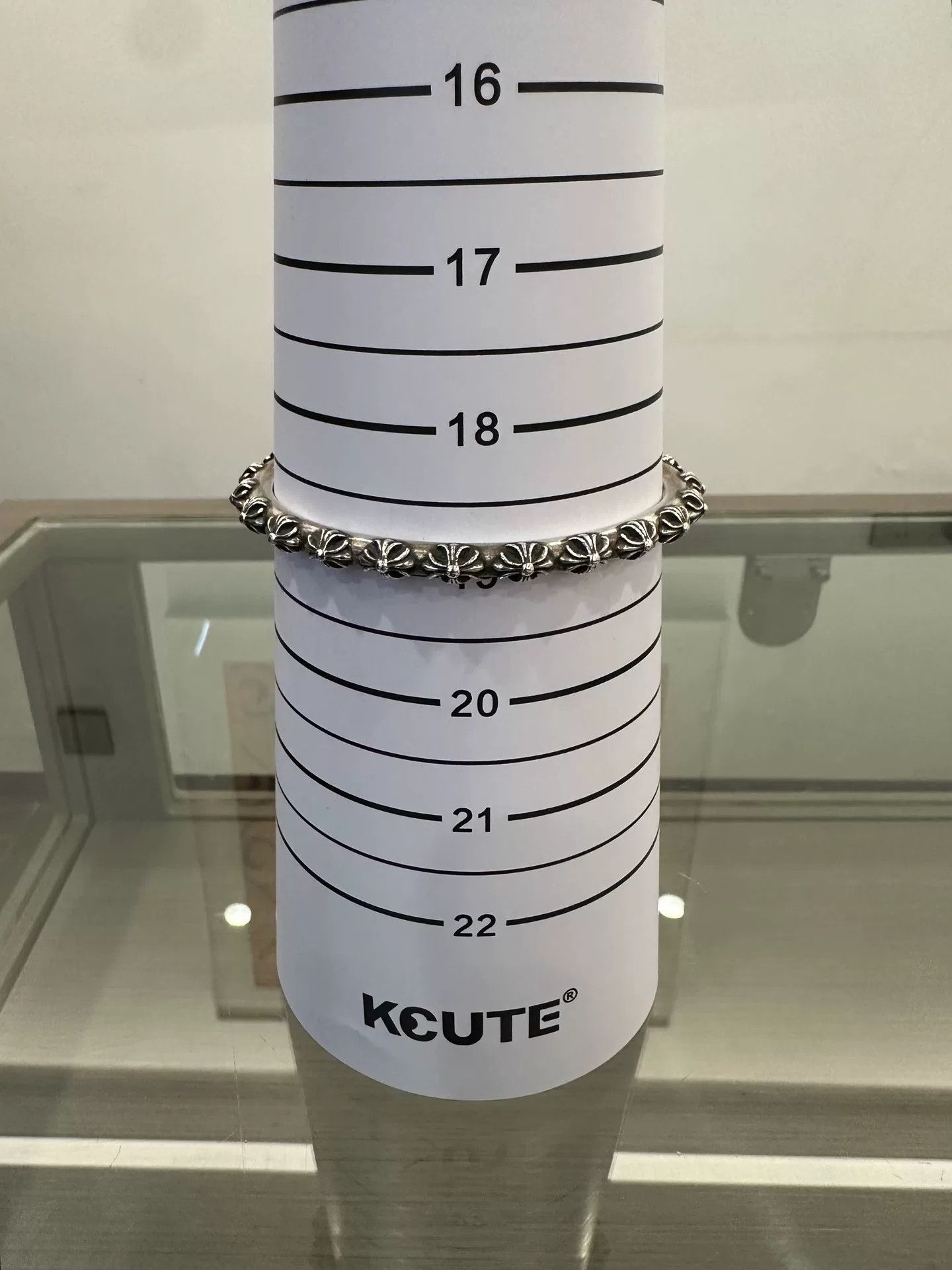 Chrome Hearts Chrome Hearts Silver Cross Open Bangle Size ONE SIZE - 8 Thumbnail