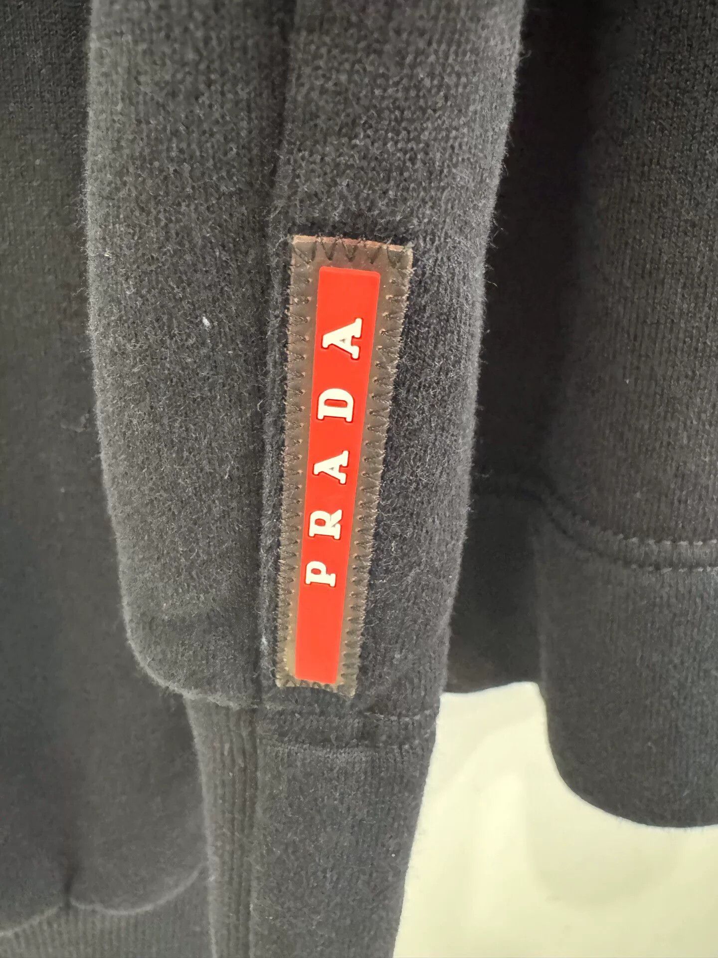 Prada Prada Men's Black Light Blue Sweatshirt Size US L / EU 52-54 / 3 - 3 Thumbnail