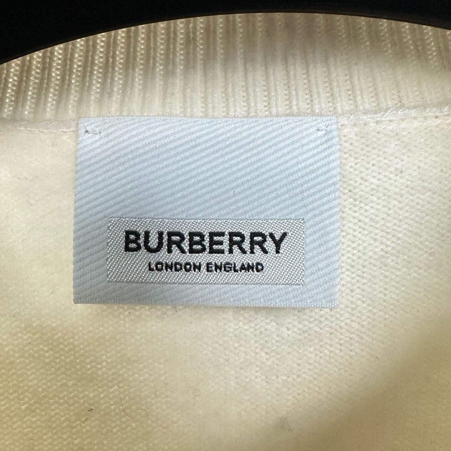 Burberry Burberry Wool Sweater with Flocked Logo Size US S / EU 44-46 / 1 - 5 Thumbnail