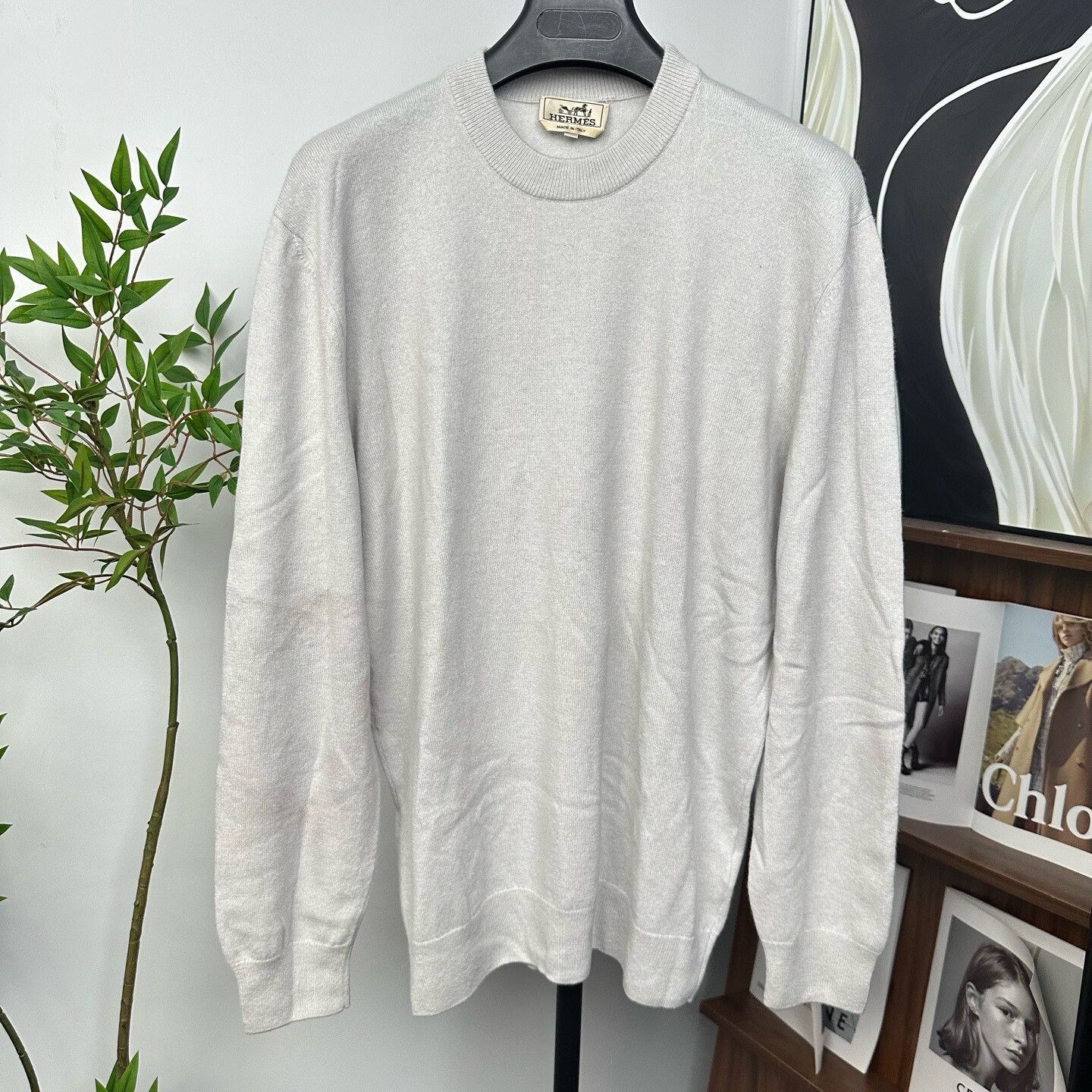 Hermes Hermes Classic H Cuff Cashmere Knit Sweater Size US XL / EU 56 / 4 - 2 Thumbnail