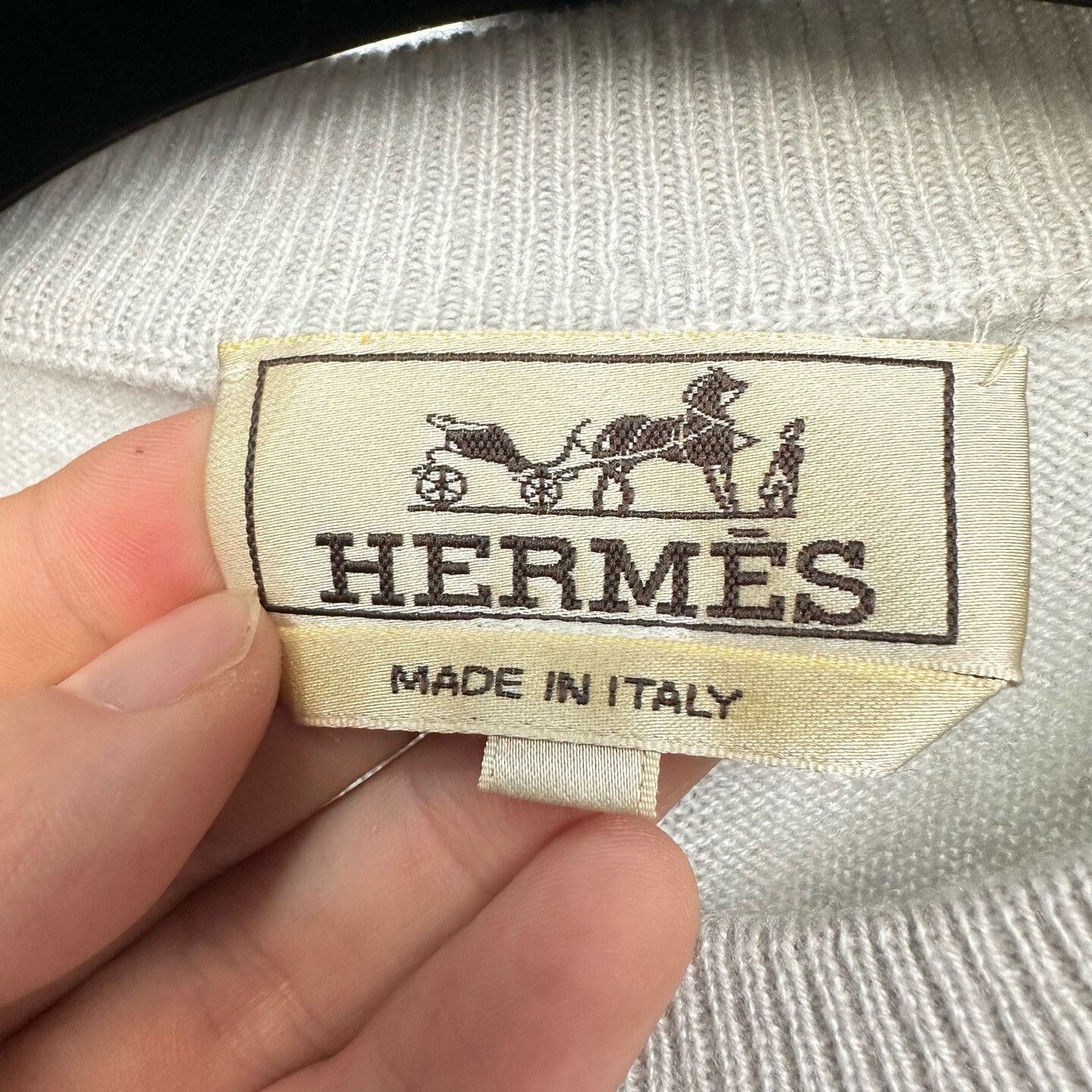 Hermes Hermes Classic H Cuff Cashmere Knit Sweater Size US XL / EU 56 / 4 - 4 Thumbnail