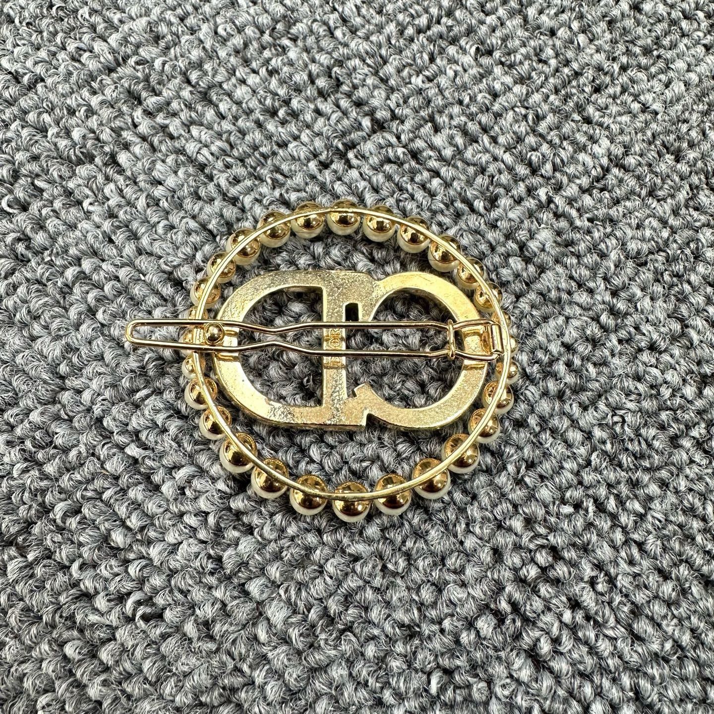 Dior Dior Pearl Diamond Brooch Hairpin Size ONE SIZE - 3 Thumbnail