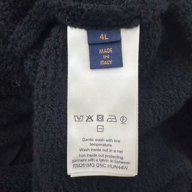 Louis Vuitton Louis Vuitton 2026 Black Logo Wool Cardigan Size US XL / EU 56 / 4 - 5 Thumbnail