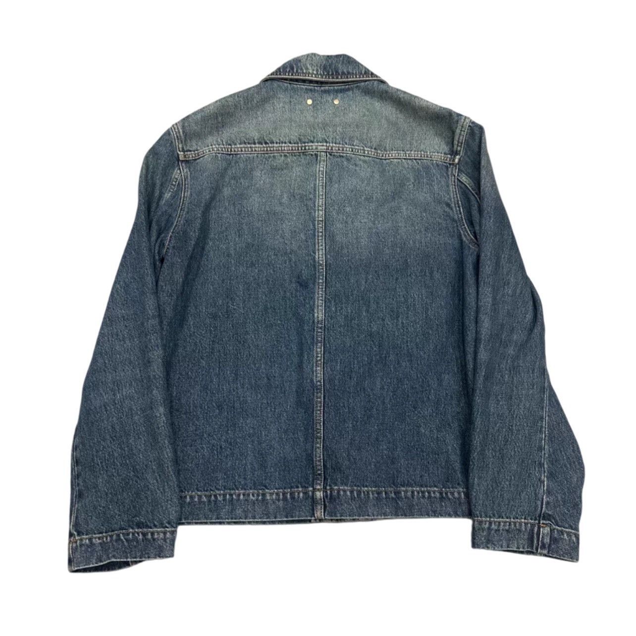 Louis Vuitton Louis Vuitton Blue Embossed Denim Jacket 46 Size US S / EU 44-46 / 1 - 2 Thumbnail