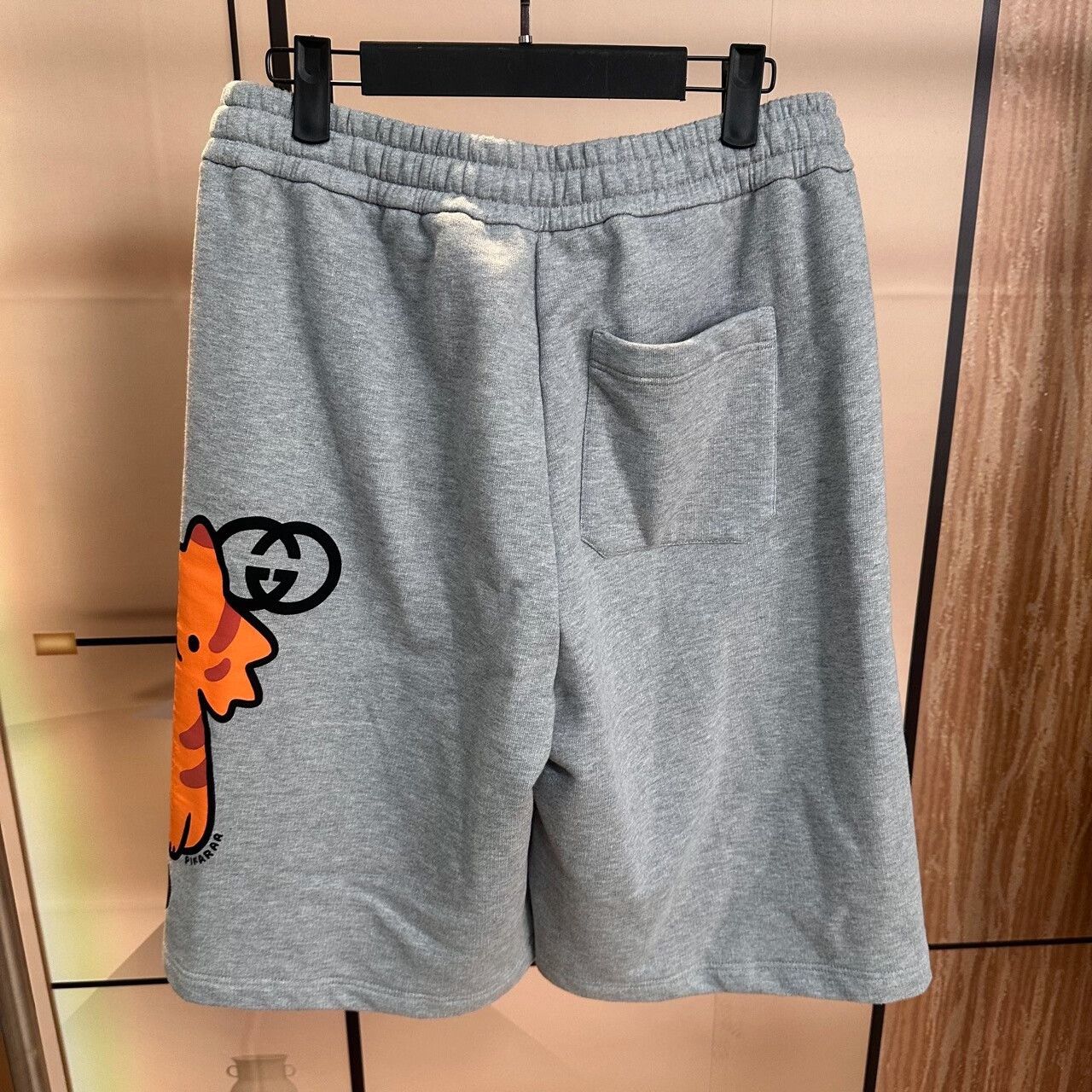 Gucci Gucci New Gray Cat Double G Shorts Size 24" / US 00 / IT 34 - 2 Thumbnail