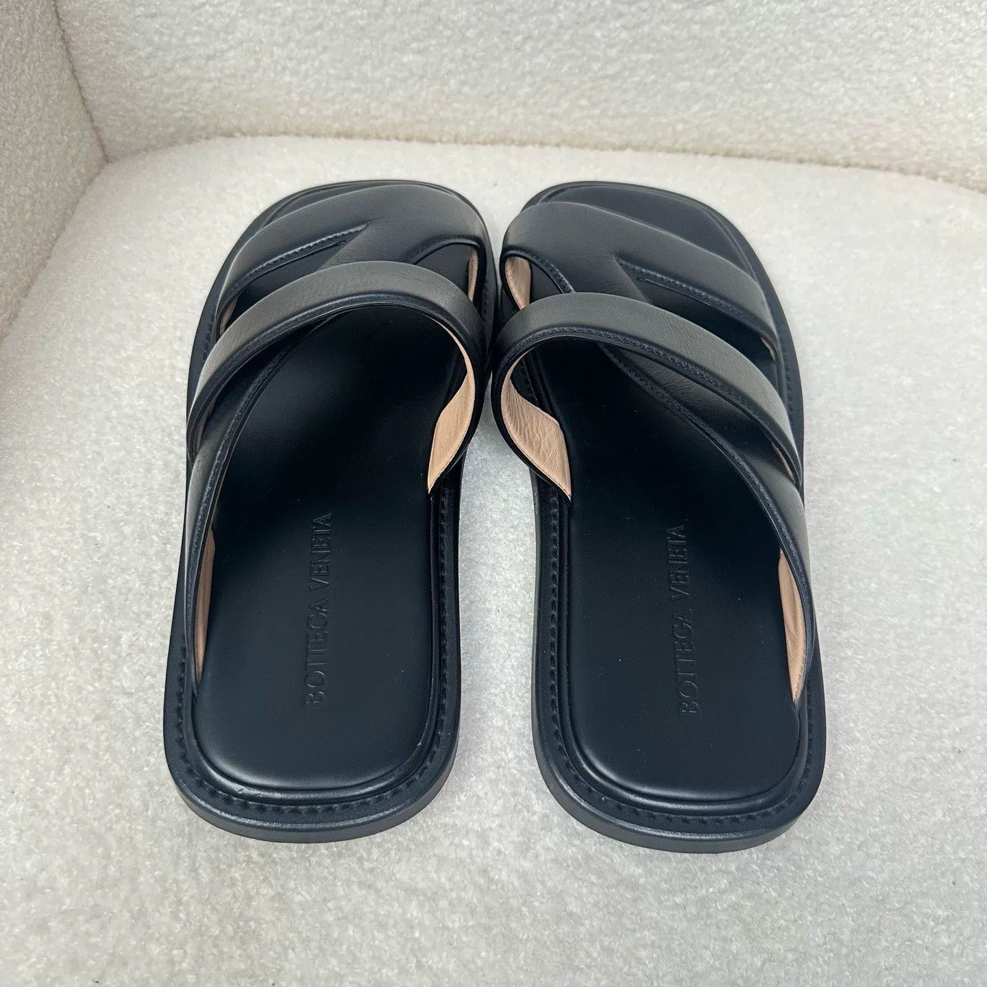 Bottega Veneta Bottega Veneta Men's Leather Slippers Size US 9 / EU 42 - 6 Thumbnail