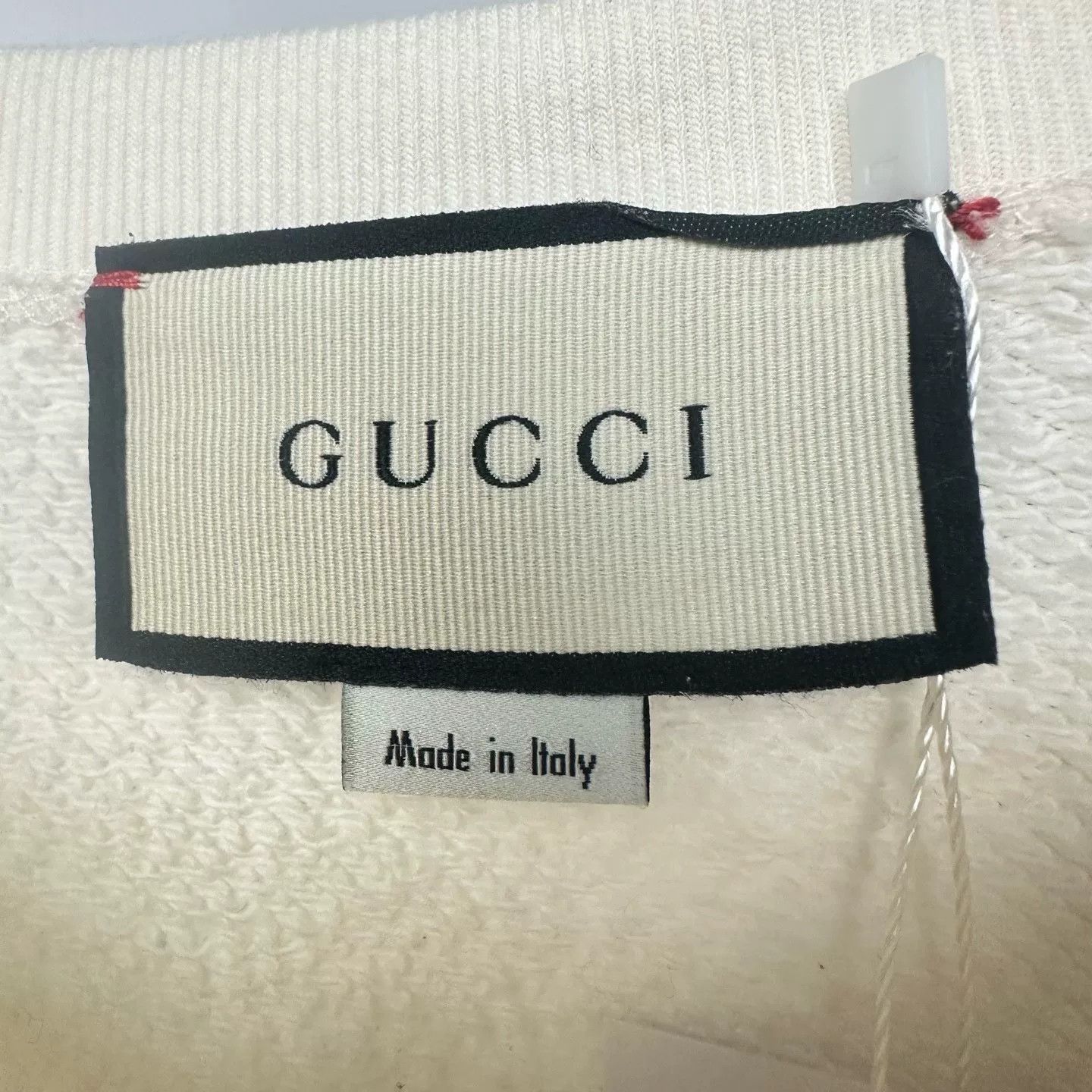 Gucci Gucci Classic White Gold Logo Crewneck Sweatshirt Size US M / EU 48-50 / 2 - 4 Thumbnail
