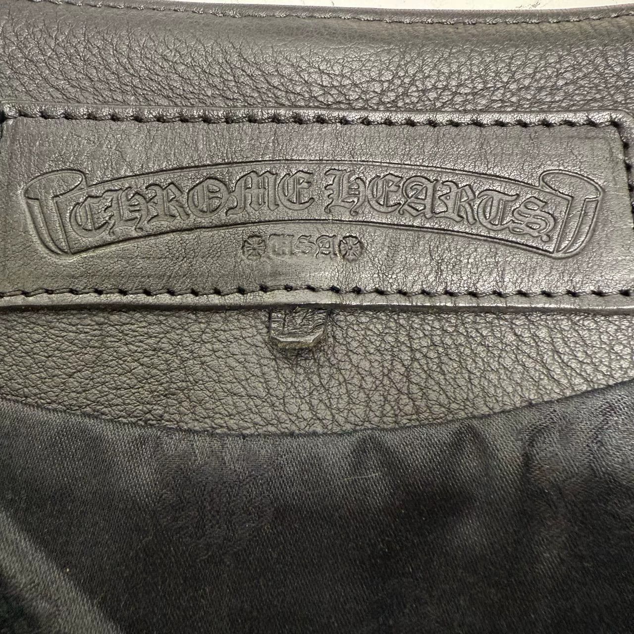 Chrome Hearts Chrome Hearts Leather Vest Size US M / EU 48-50 / 2 - 3 Thumbnail