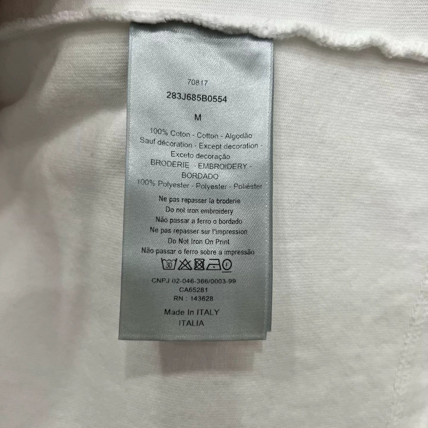 Dior Dior x Travis Scott Embroidered Short Sleeve Size US M / EU 48-50 / 2 - 6 Thumbnail