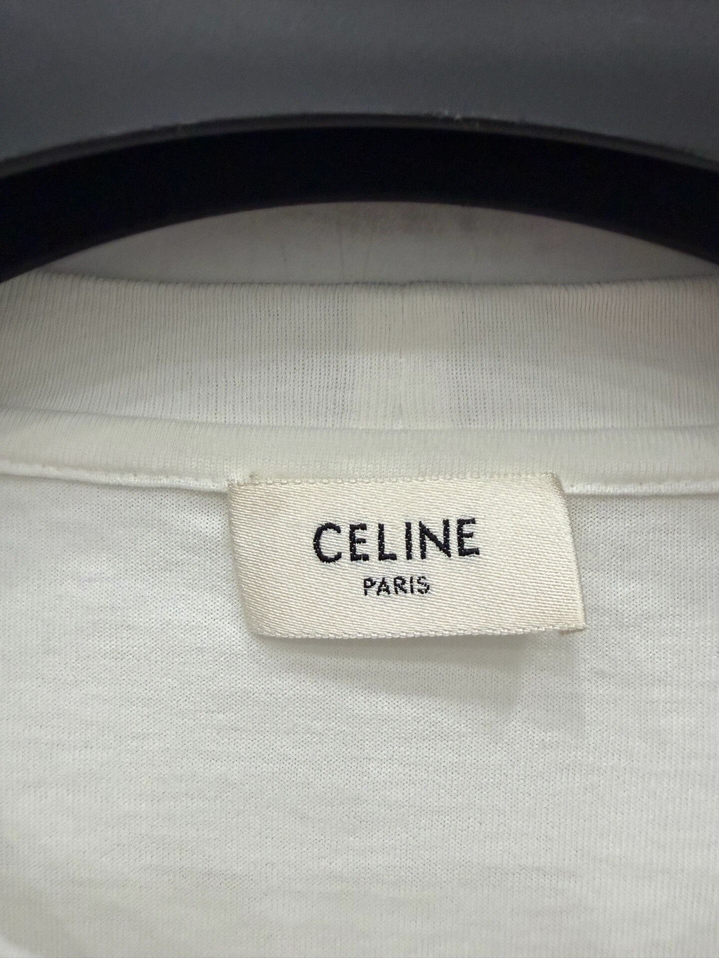 Celine Celine Letter Logo Cropped Short-Sleeve Top Size XS / US 0-2 / IT 36-38 - 3 Thumbnail
