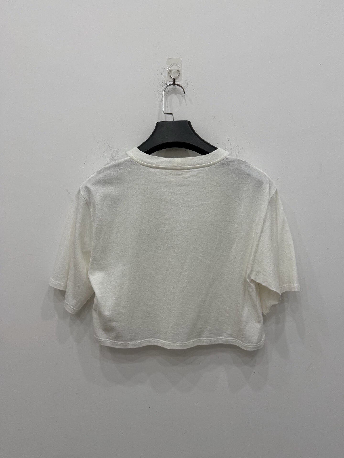 Celine Celine Letter Logo Cropped Short-Sleeve Top Size XS / US 0-2 / IT 36-38 - 2 Thumbnail