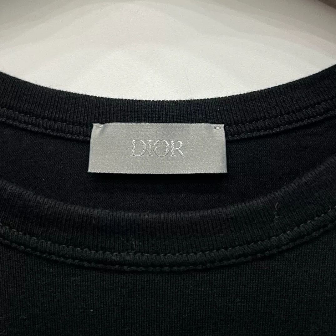 Dior Embroidered Gradient Logo Short Sleeve