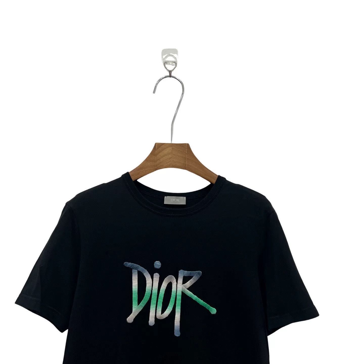 Dior Embroidered Gradient Logo Short Sleeve