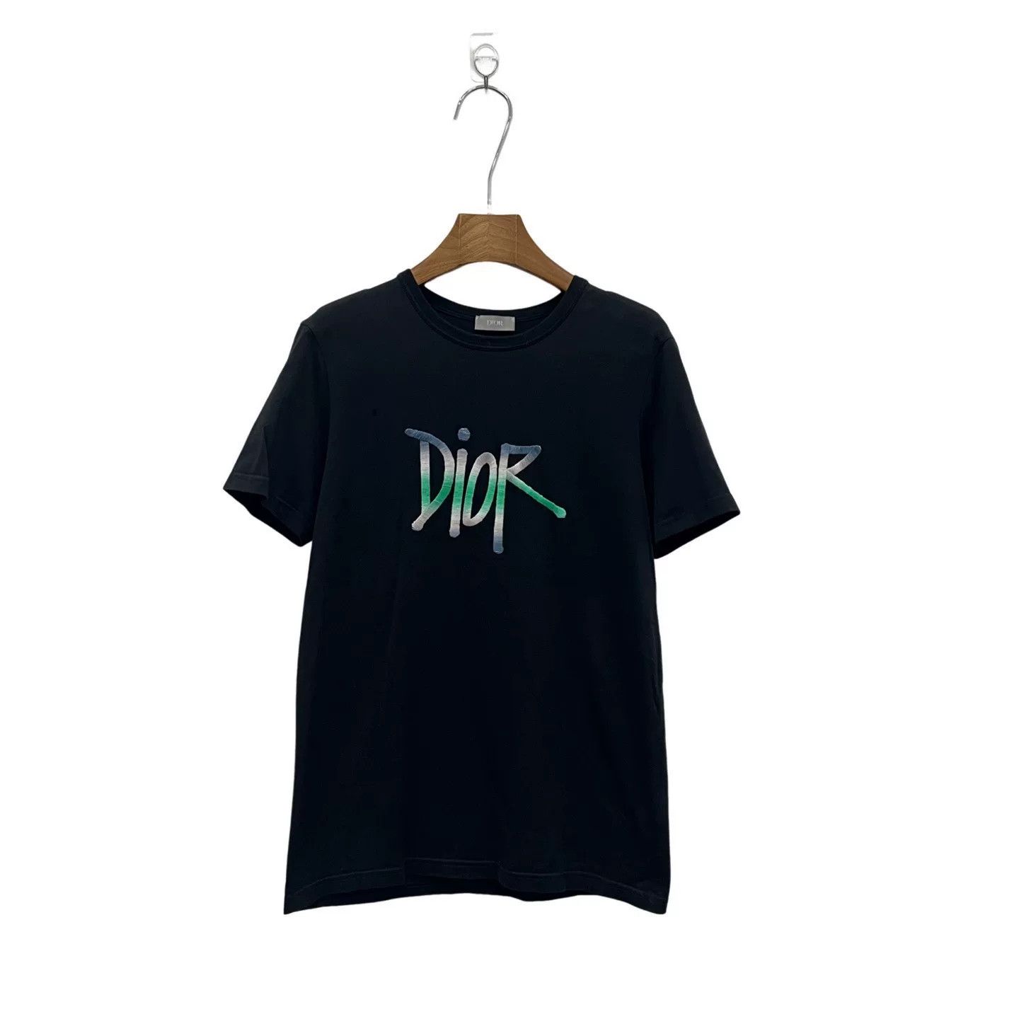Dior Embroidered Gradient Logo Short Sleeve