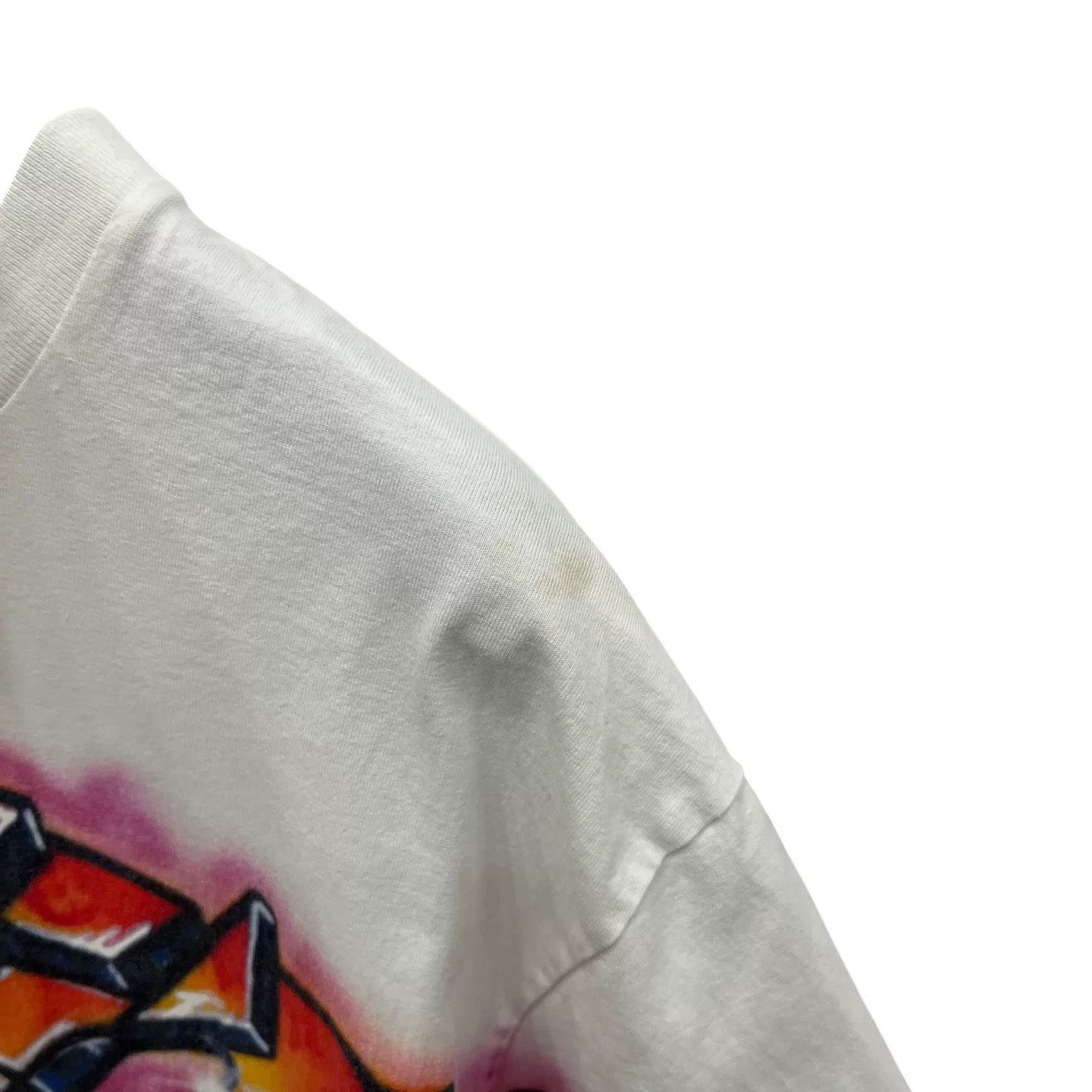 Louis Vuitton Louis Vuitton White Flame Graffiti Logo Tee Size US S / EU 44-46 / 1 - 4 Thumbnail