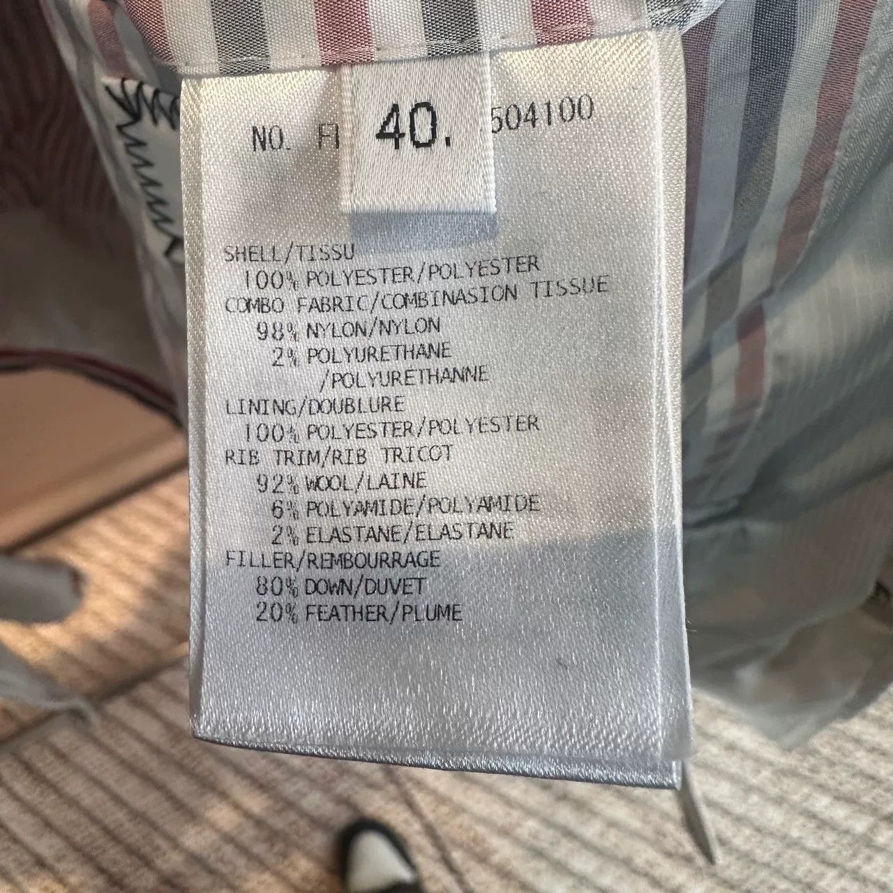 Thom Browne Thom Browne Four-Stripe Hooded Down Jacket Size US XXS / EU 40 - 5 Thumbnail