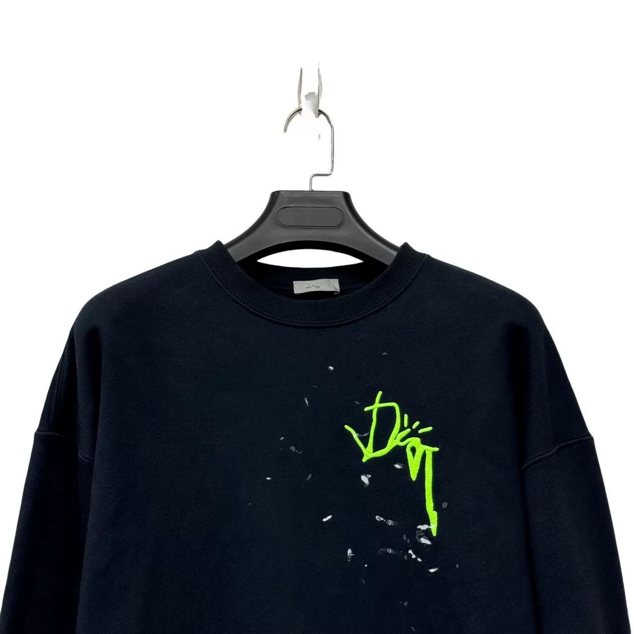 Dior Dior Travis Scott Black Spray-Painted Hoodie Size US XS / EU 42 / 0 - 3 Thumbnail