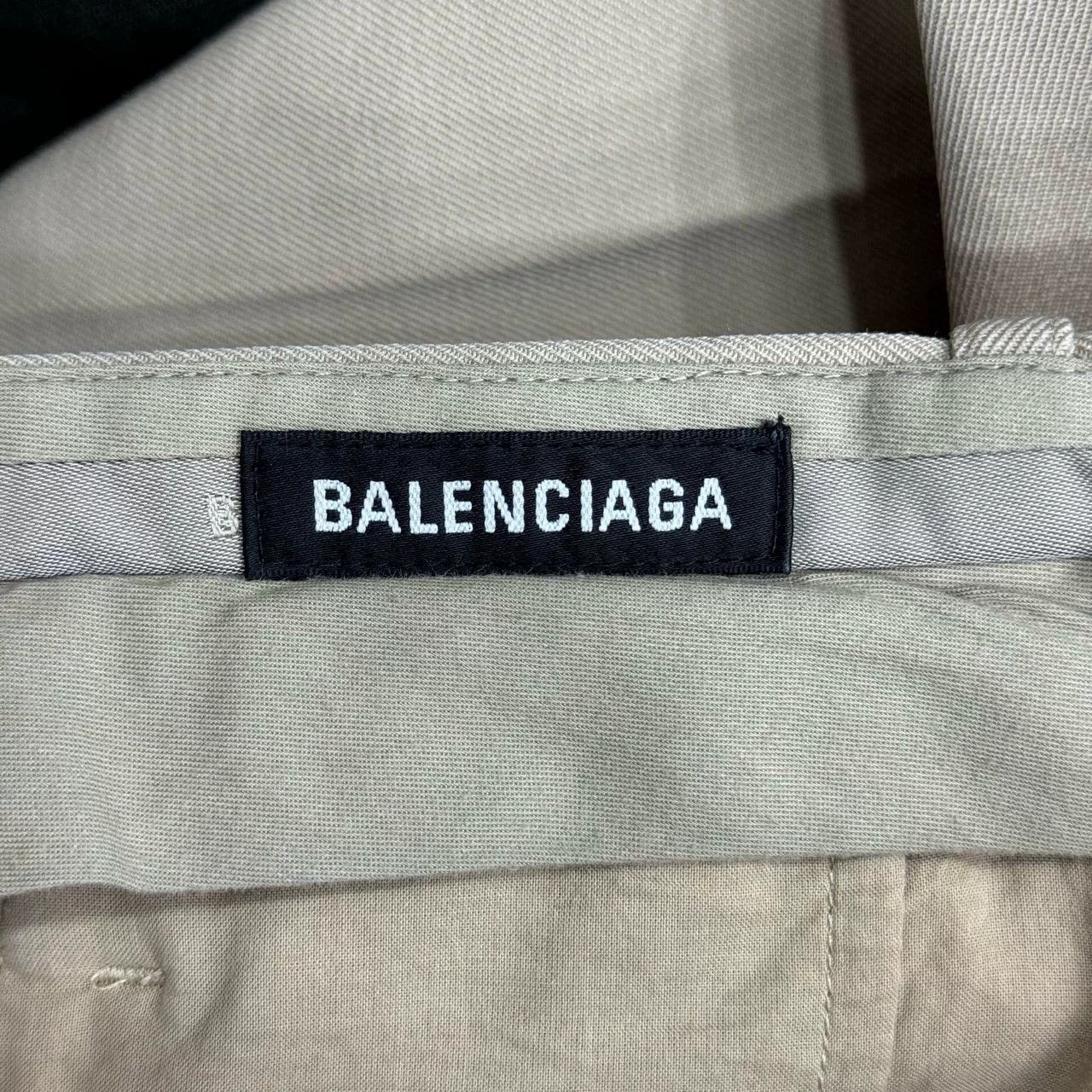 Balenciaga Balenciaga Logo Wool Trousers Size US 28 / EU 44 - 4 Thumbnail