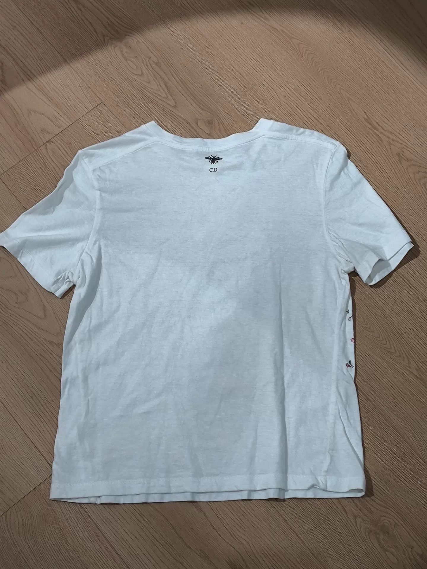 Dior Dior Zoo Vine Print White T-Shirt Size S / US 4 / IT 40 - 2 Thumbnail