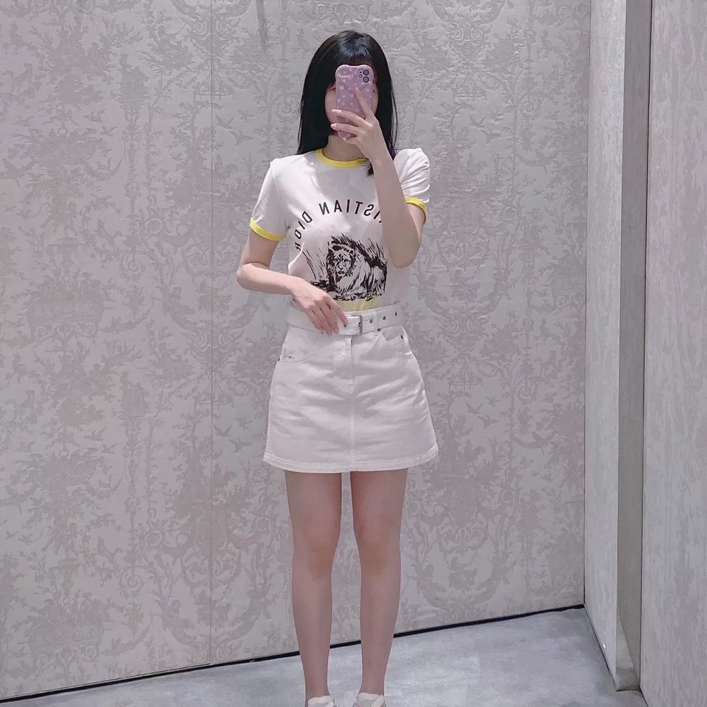 Dior Dior Lion Letter Print Short Sleeve T-shirt Size US M / EU 48-50 / 2 - 8 Thumbnail
