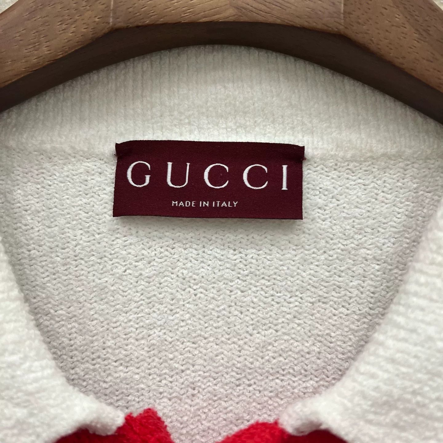 Gucci Gucci Striped Knit Polo Shirt Size US M / EU 48-50 / 2 - 5 Thumbnail