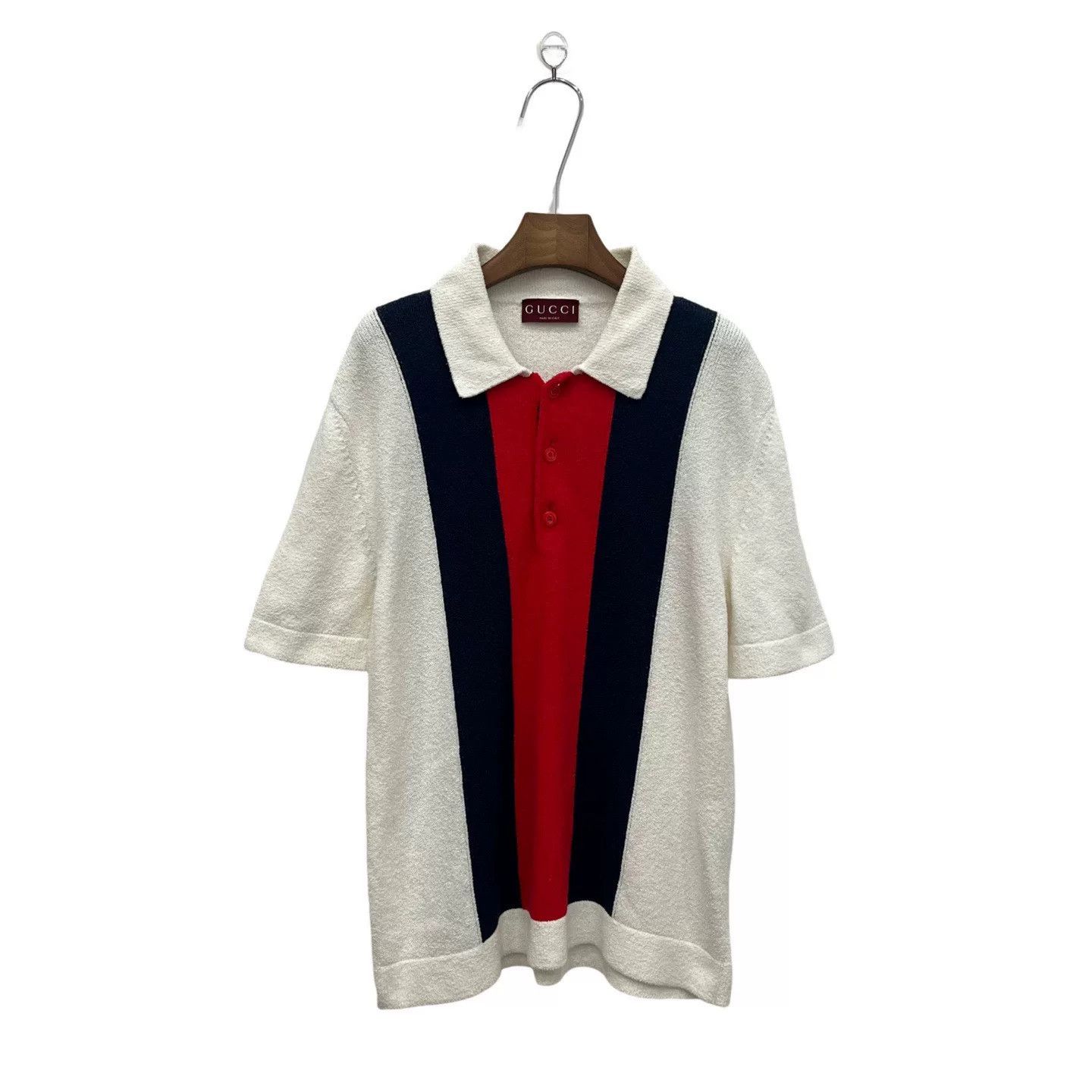 Gucci Gucci Striped Knit Polo Shirt Size US M / EU 48-50 / 2 - 2 Thumbnail