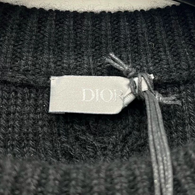 Dior Dior Black Cable Knit Sweater XS Size US XS / EU 42 / 0 - 4 Thumbnail