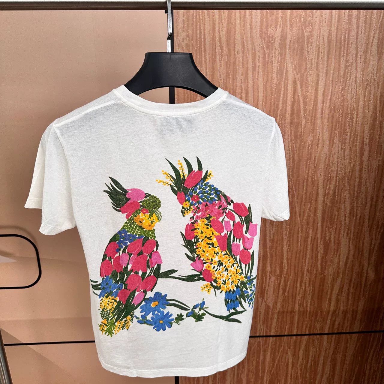 Gucci Gucci White Heart Bird Short Sleeve XS Size XS / US 0-2 / IT 36-38 - 2 Thumbnail