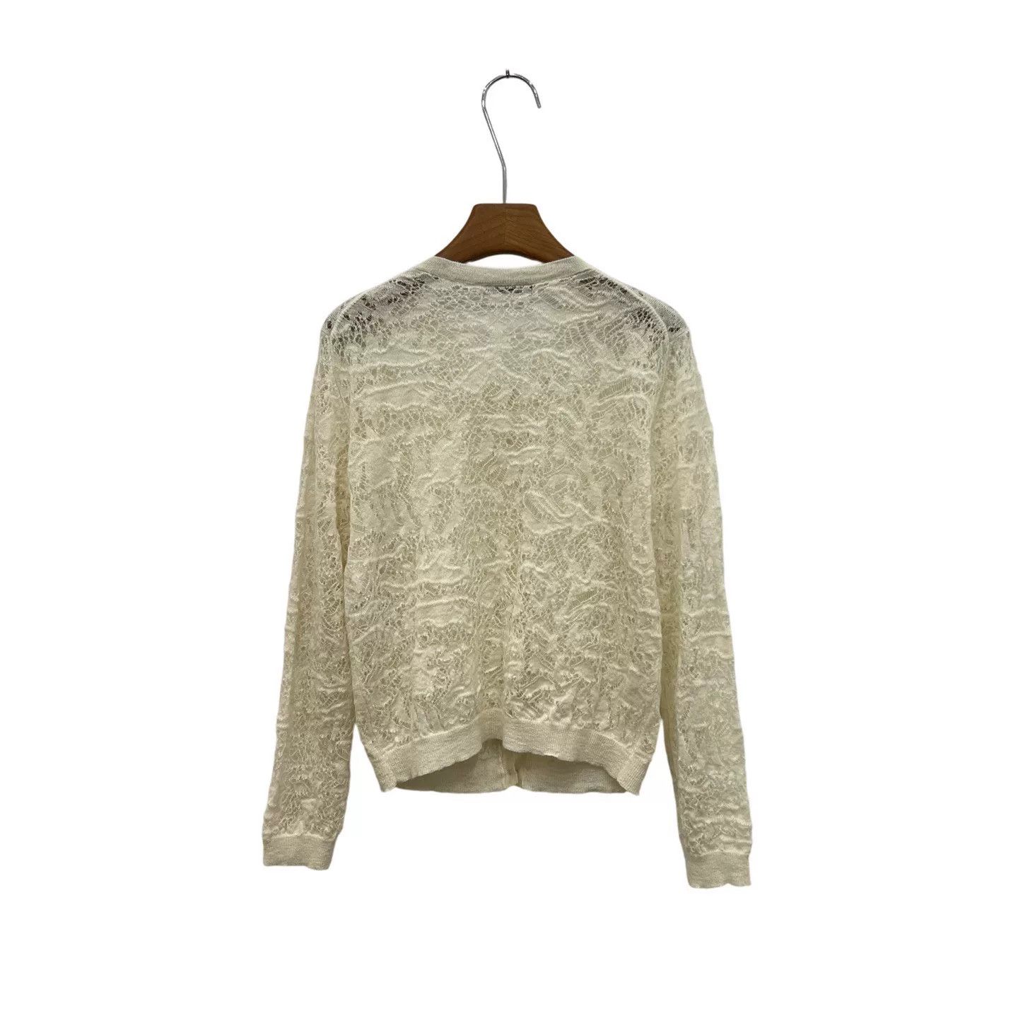 Dior Dior Beige Lace Cardigan Size S / US 4 / IT 40 - 2 Thumbnail