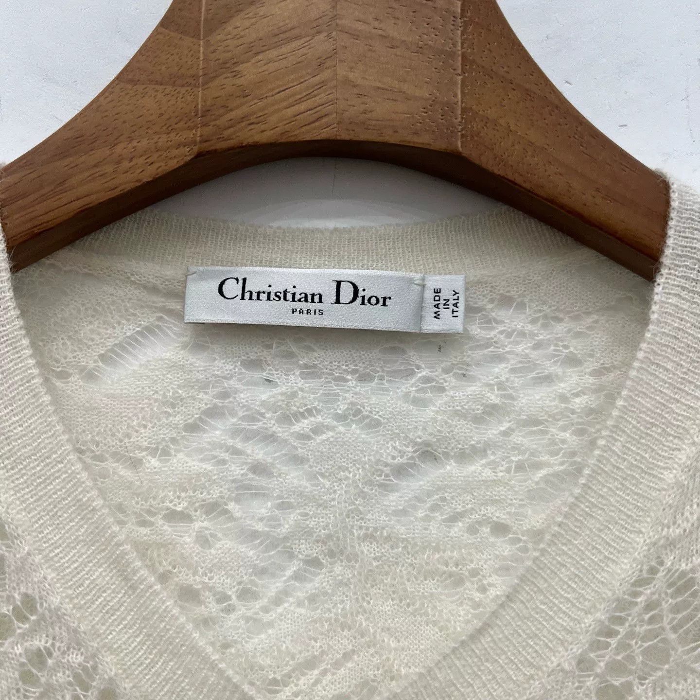 Dior Dior Beige Lace Cardigan Size S / US 4 / IT 40 - 4 Thumbnail