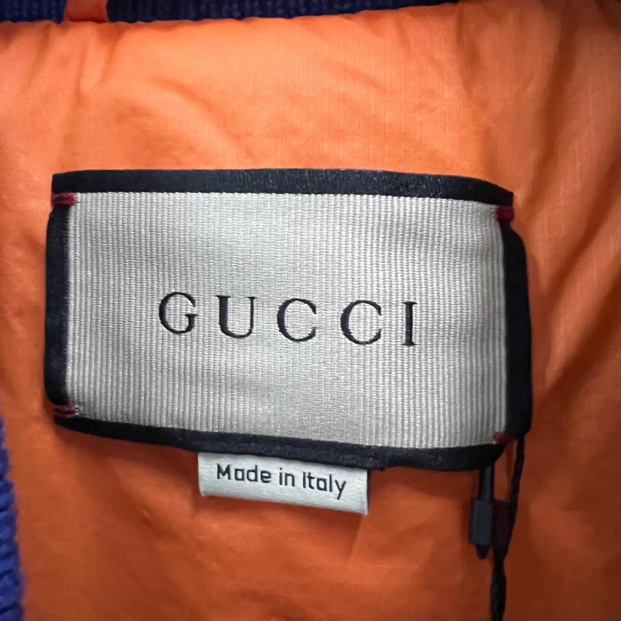 Gucci Gucci Blue Back Letter Embroidery Baseball Jacket Size US L / EU 52-54 / 3 - 3 Thumbnail