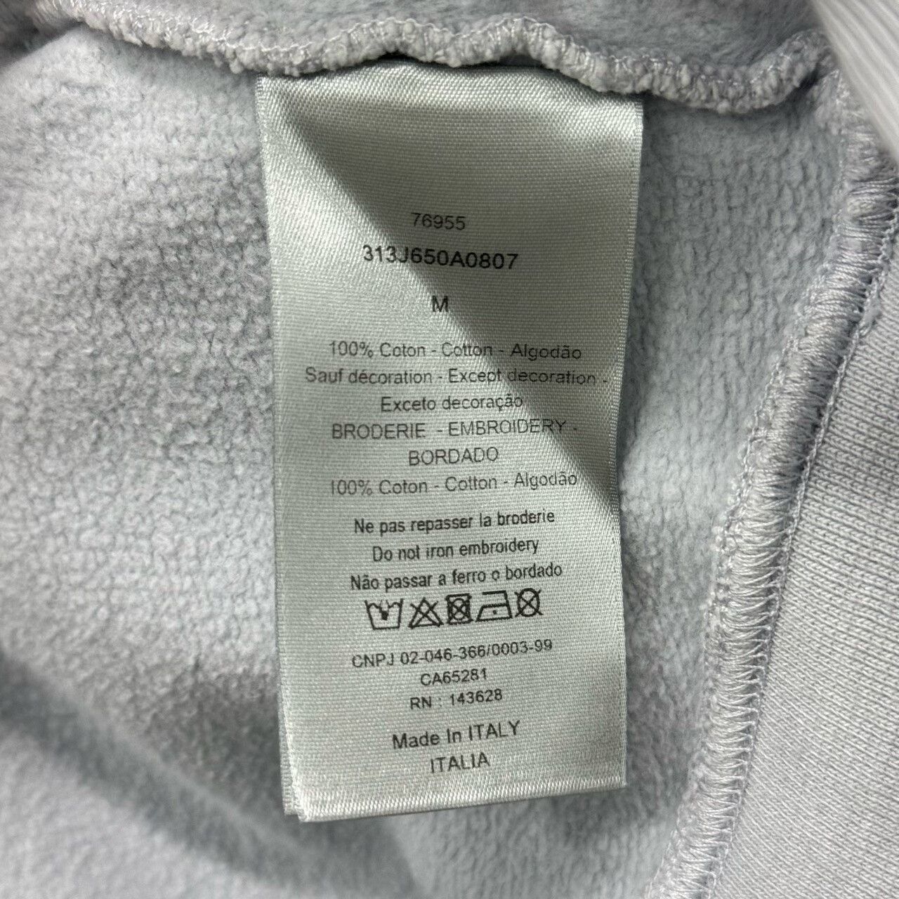 Dior Dior Ice Blue Embroidered Logo Sweatshirt Size US M / EU 48-50 / 2 - 5 Thumbnail