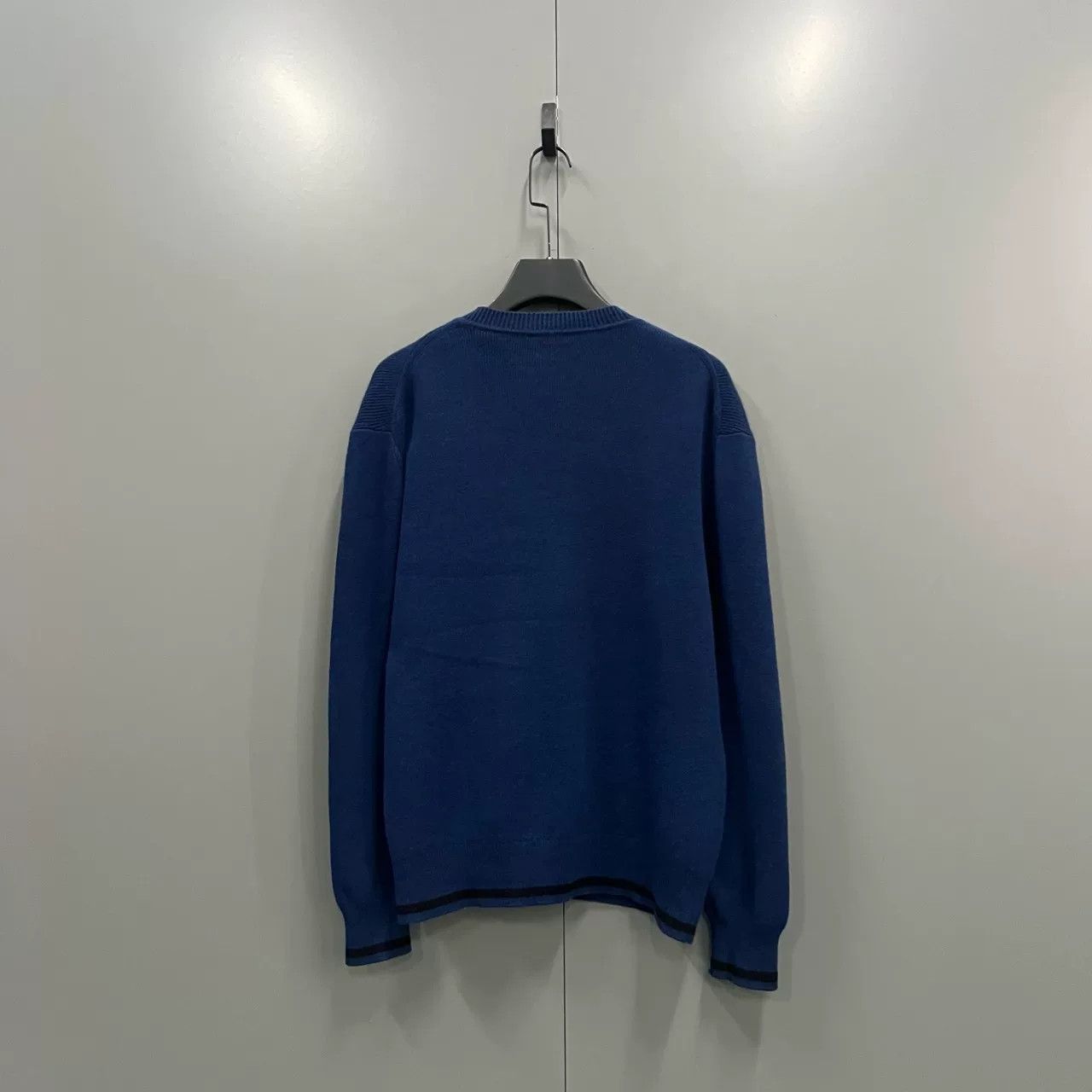 Burberry Burberry Dark Blue Logo Embroidered Knit Sweater Size US S / EU 44-46 / 1 - 2 Thumbnail