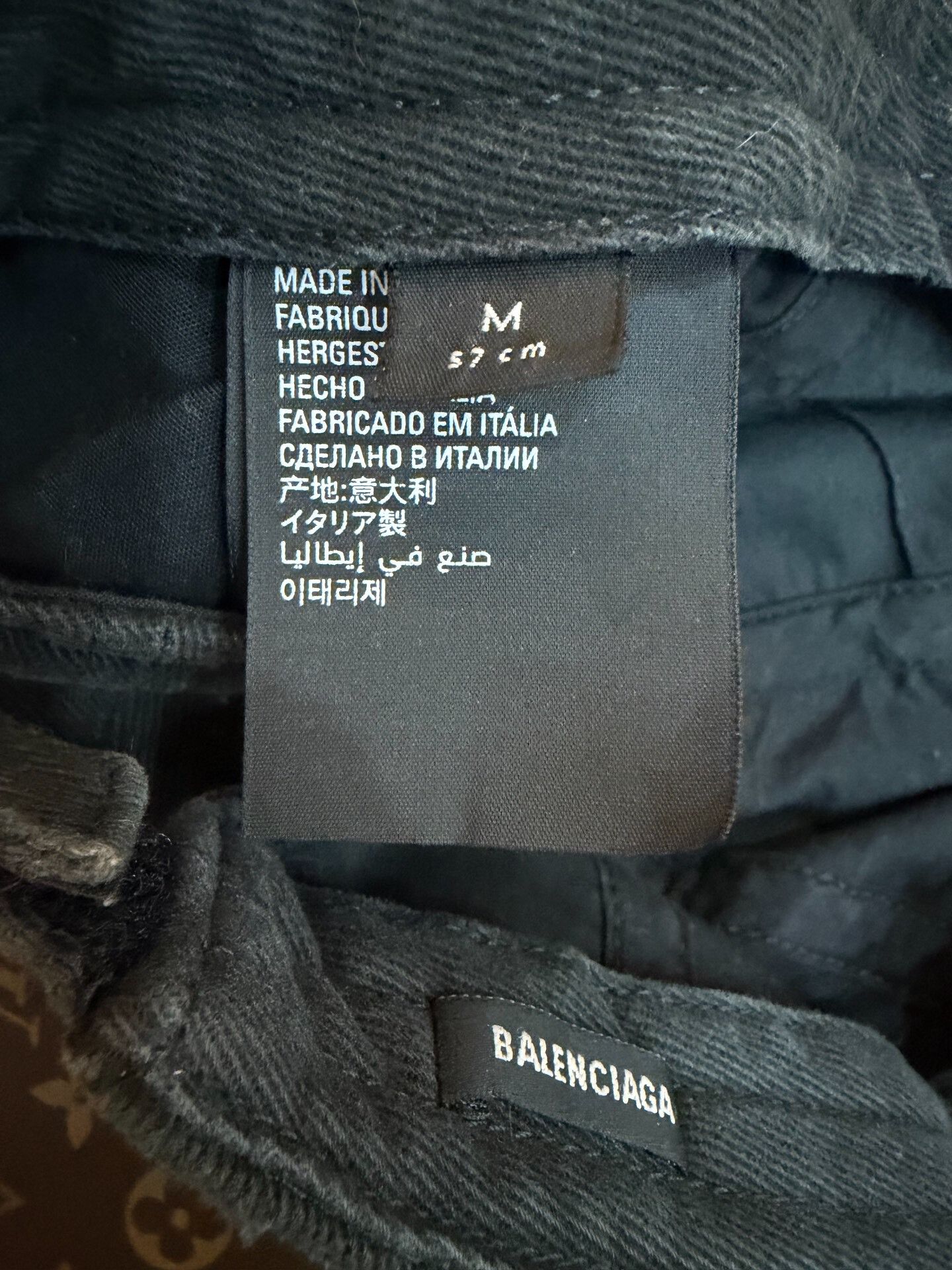 Balenciaga Balenciaga Distressed Wheat Ear Baseball Cap Size ONE SIZE - 4 Thumbnail